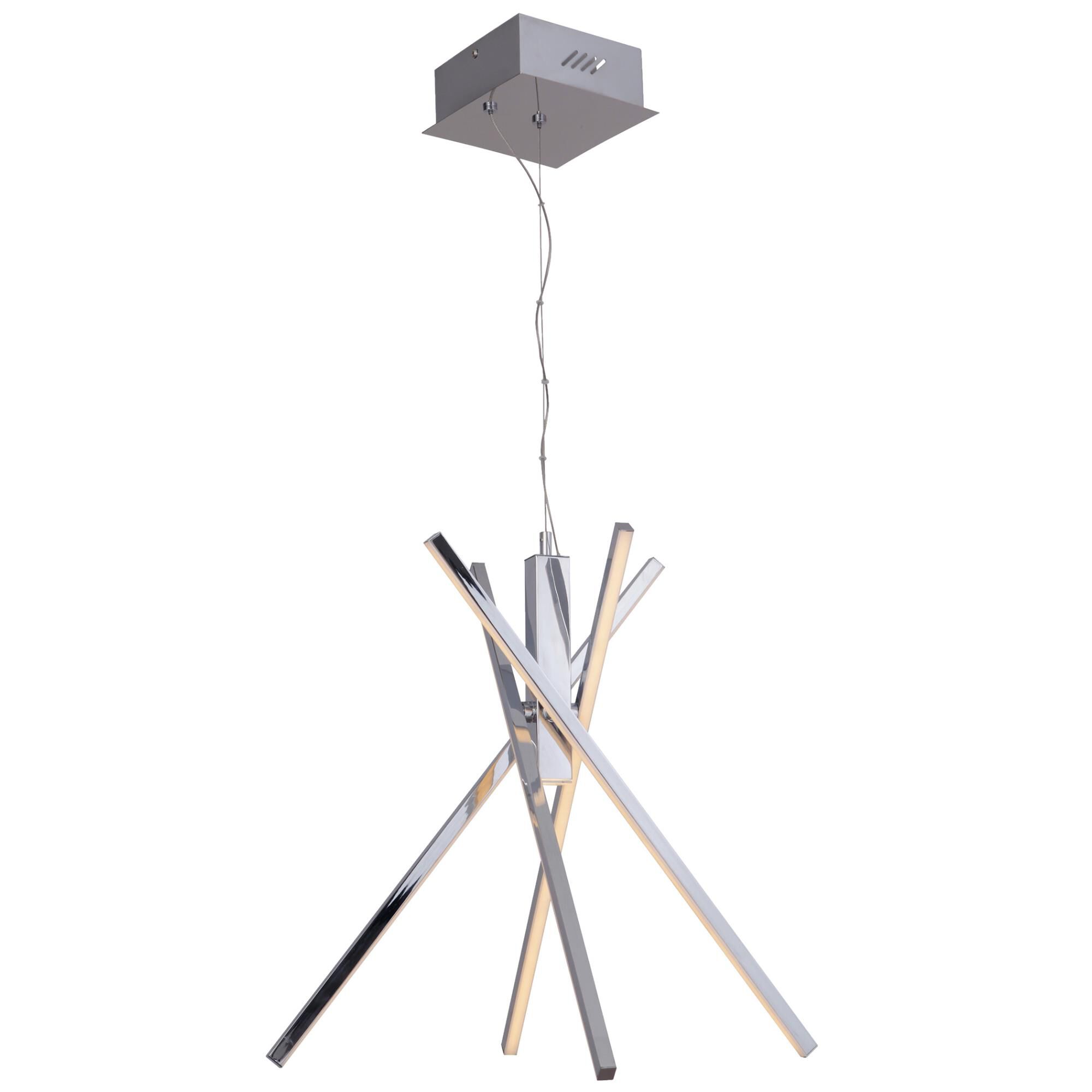 Pinnacle 28 Inch 5 Light LED Chandelier by Craftmade