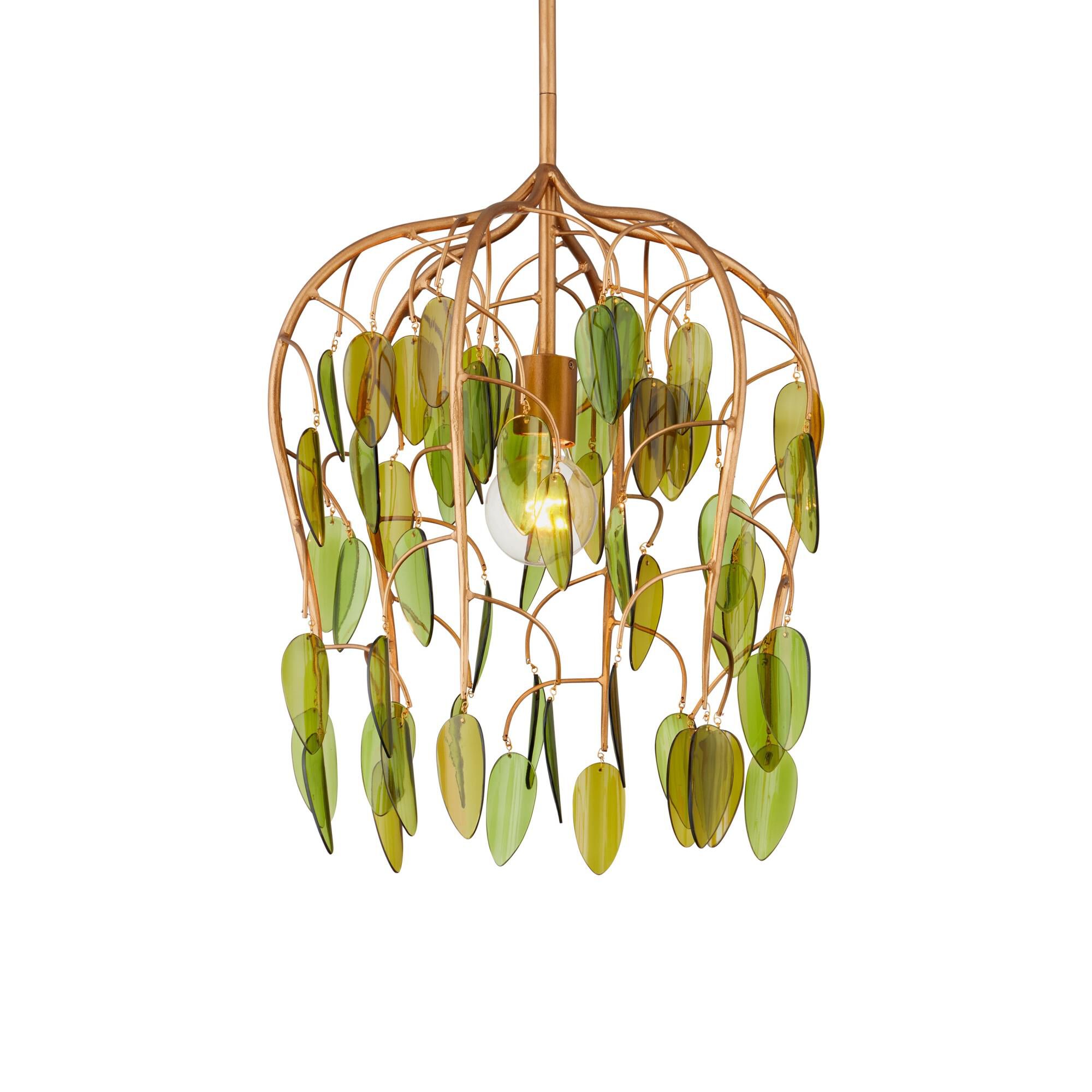 Shown in Brass/Green finish