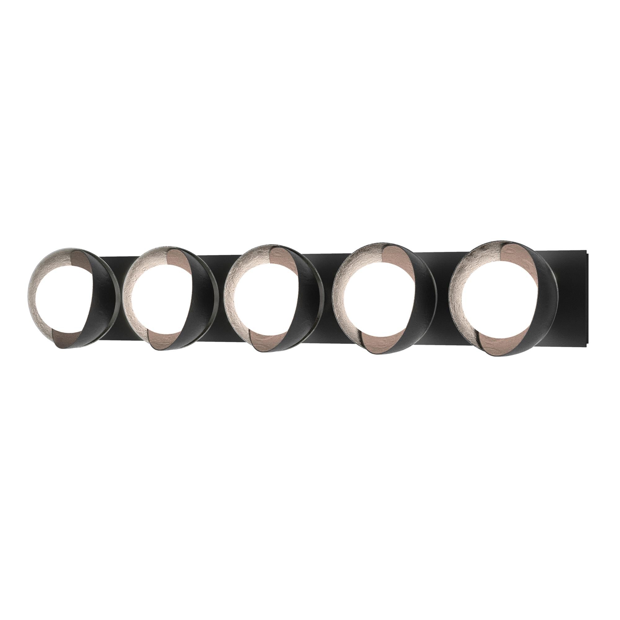 Shown in Black finish and Opal glass and Sterling (85) accent