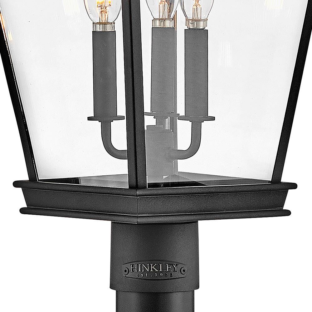 Chapel Hill 26 Inch Tall 3 Light LED Outdoor Post Lamp by Hinkley Lighting