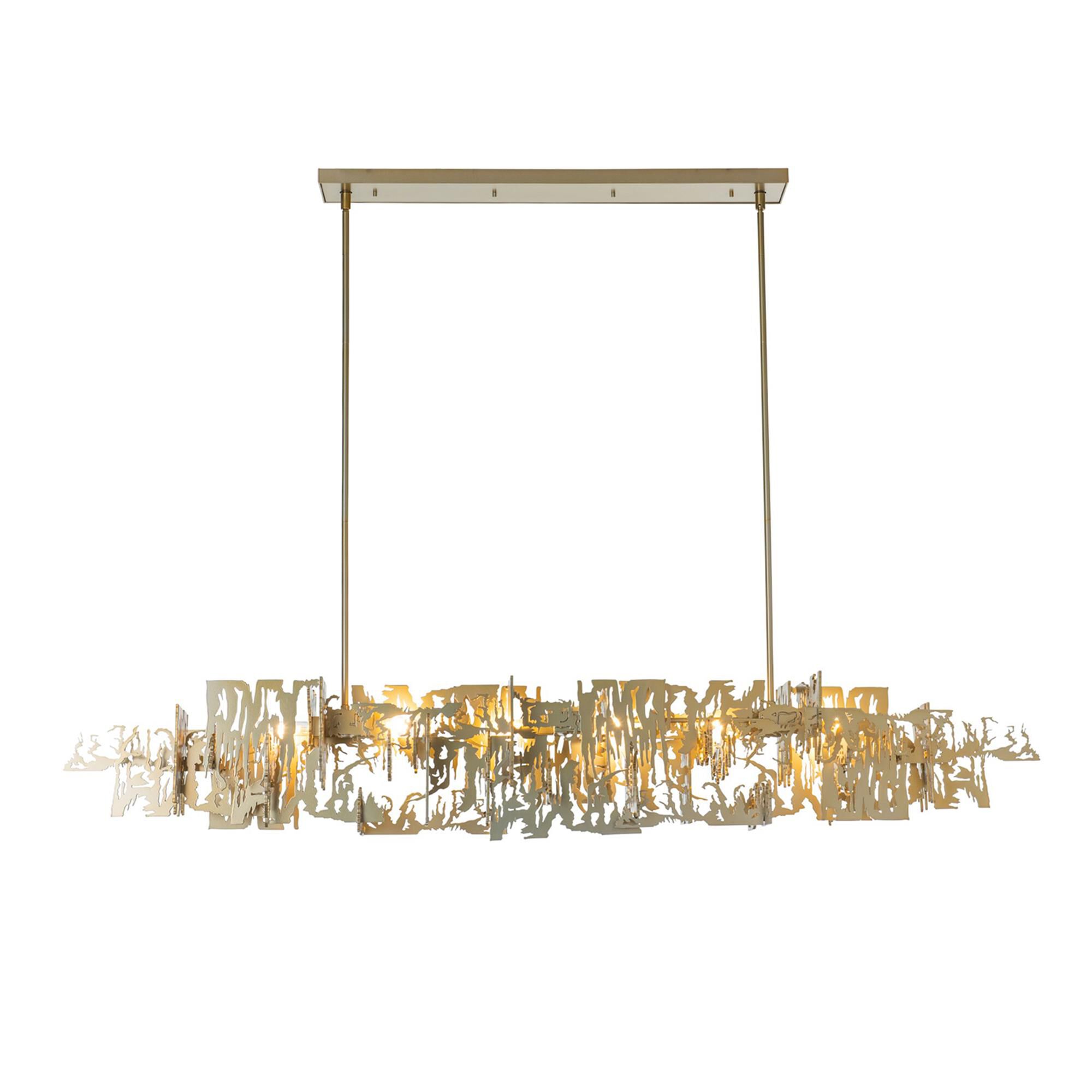 Brutus 63 Inch Linear Suspension Light by Hubbardton Forge