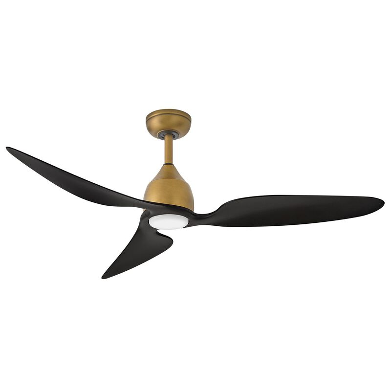 Azura Outdoor Rated 52 Inch Ceiling Fan with Light Kit by Hinkley Lighting