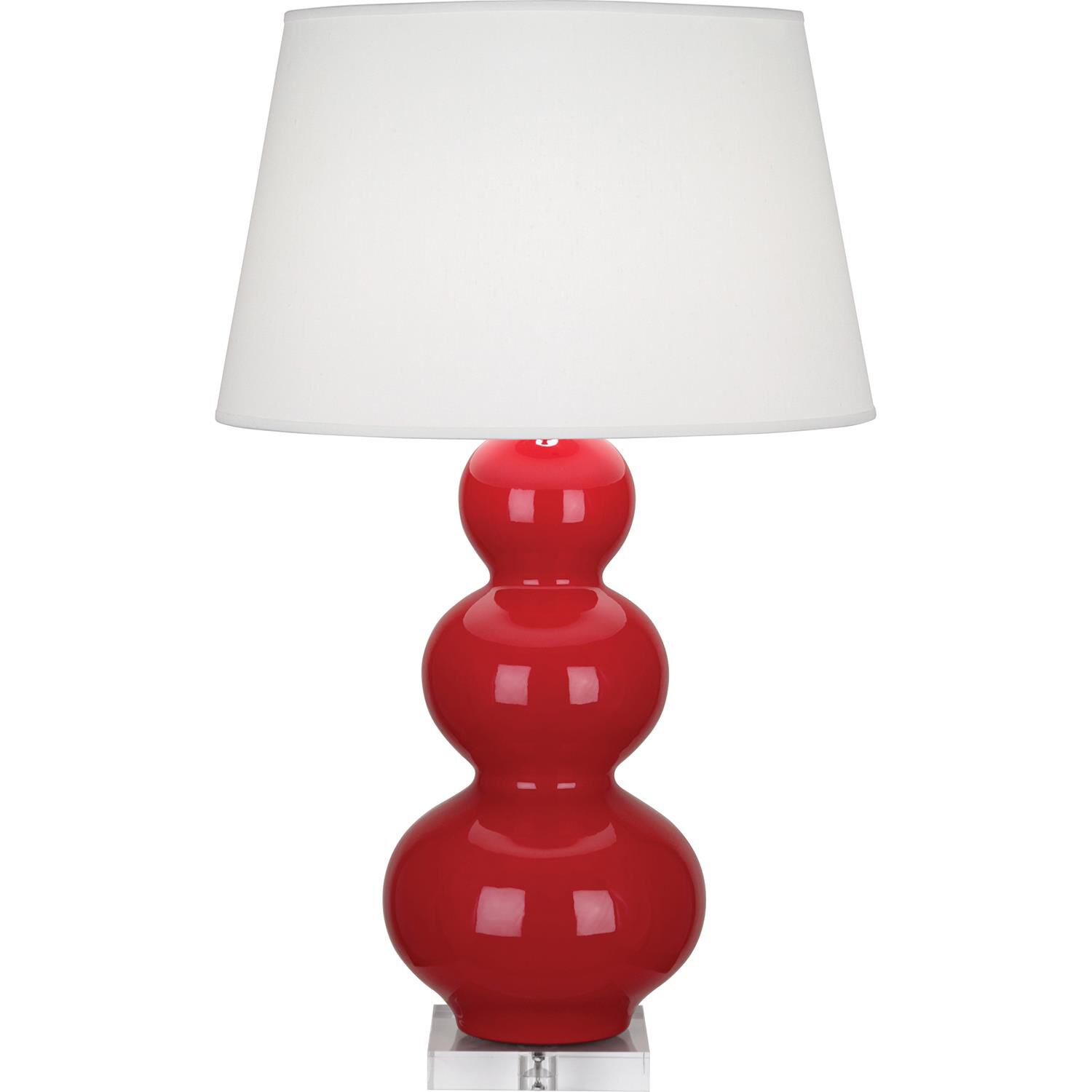 Triple Gourd 33 Inch Table Lamp by Robert Abbey