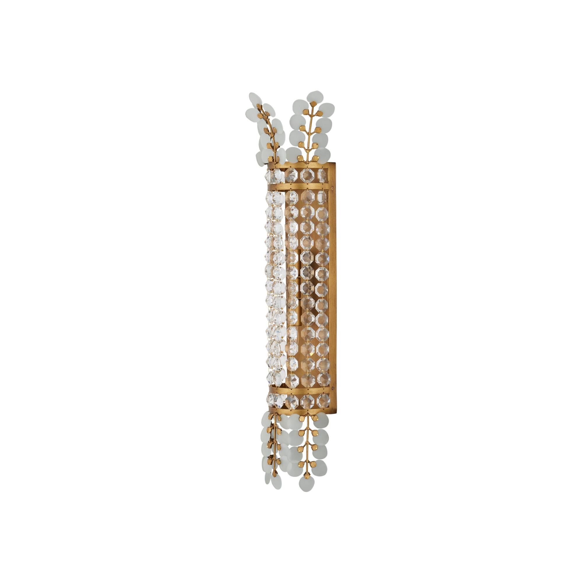 Shown in Frosted, Clear and Brass finish