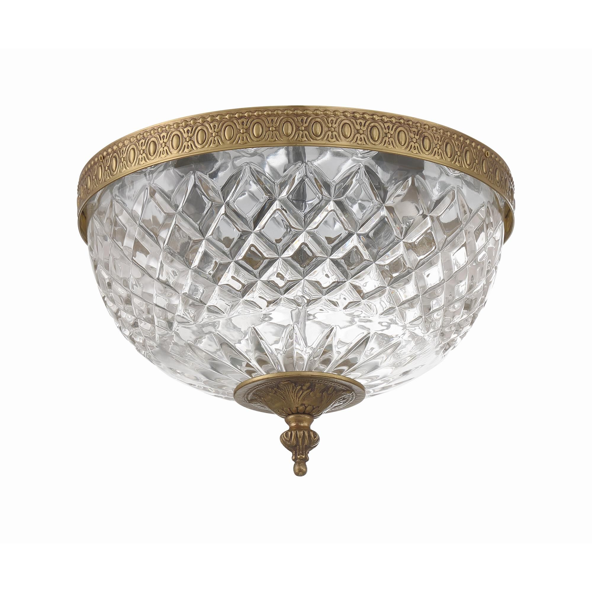 Ceiling Mount Semi Flush Mount by Crystorama