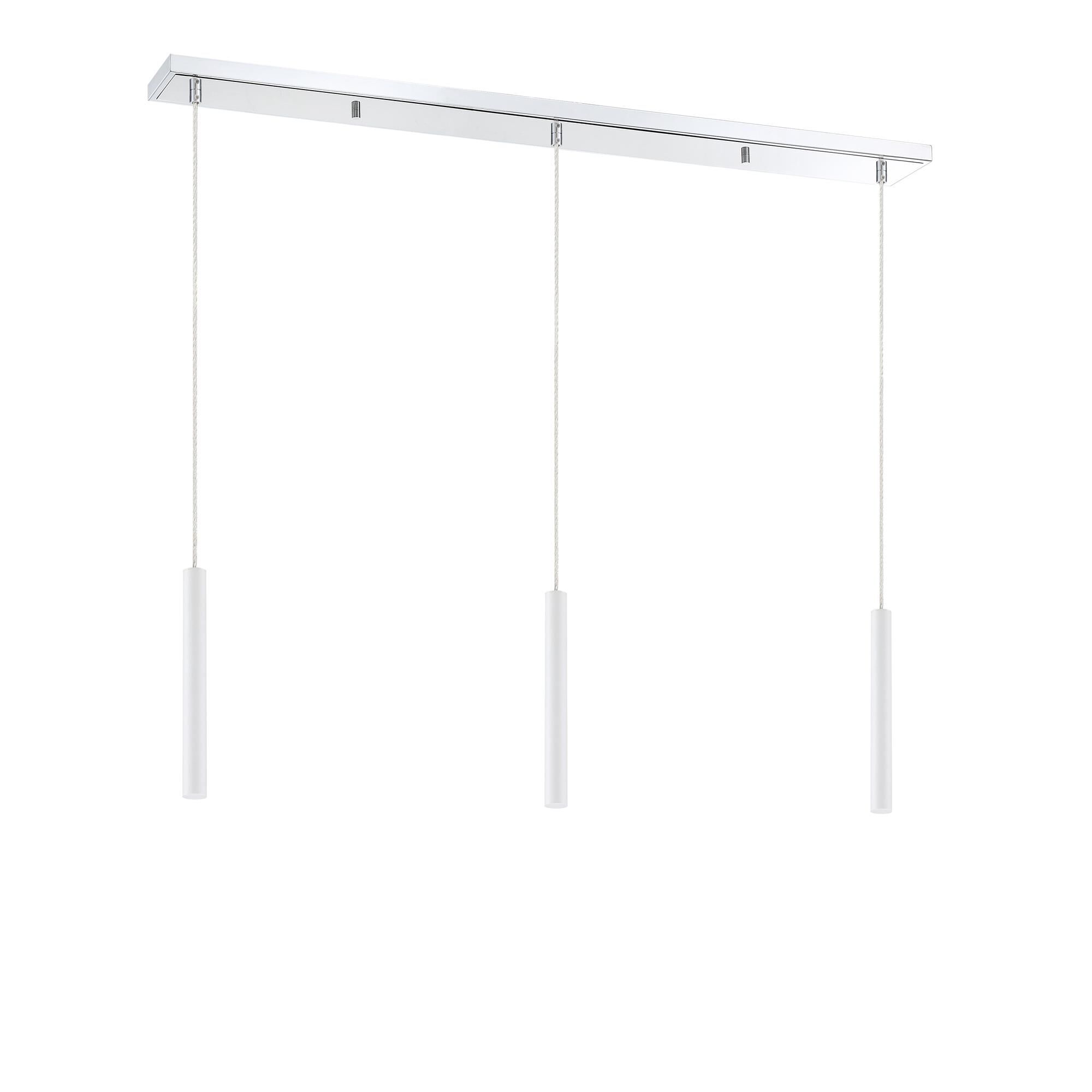 Shown in Chrome finish and Steel glass and Steel shade