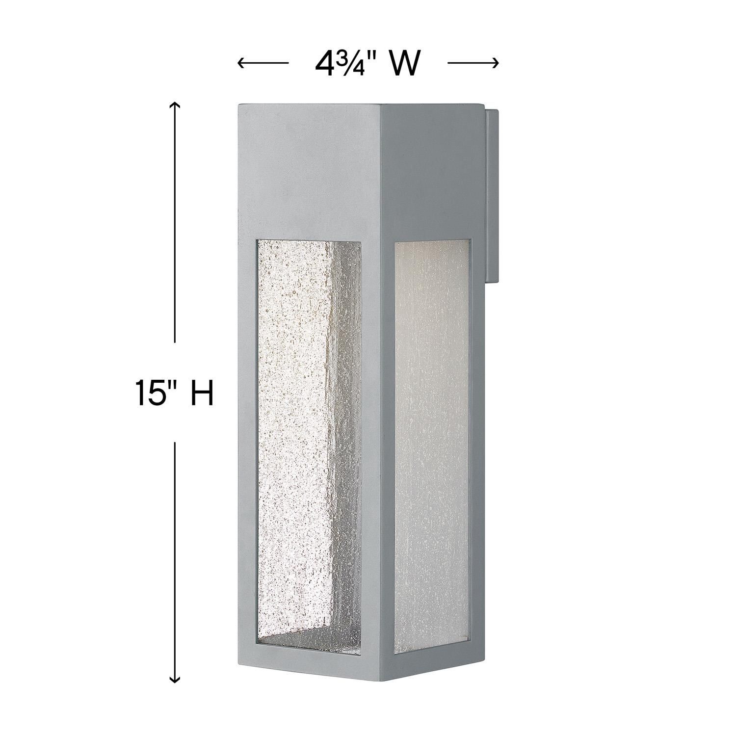 Rook 15 Inch Tall 3 Light Outdoor Wall Light by Hinkley Lighting