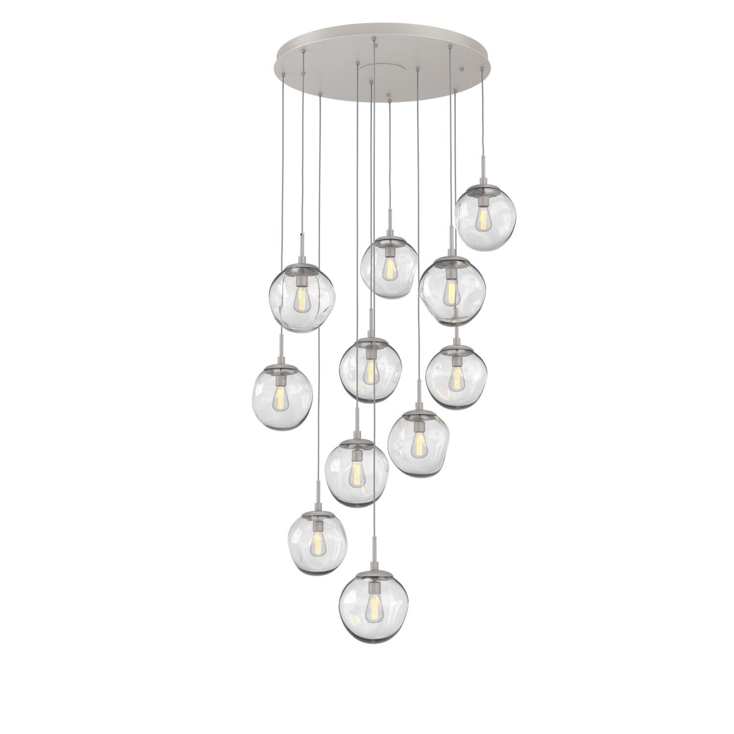 Levi Wilson Nebula 37 Inch 11 Light Multi Light Pendant by Hammerton Studio