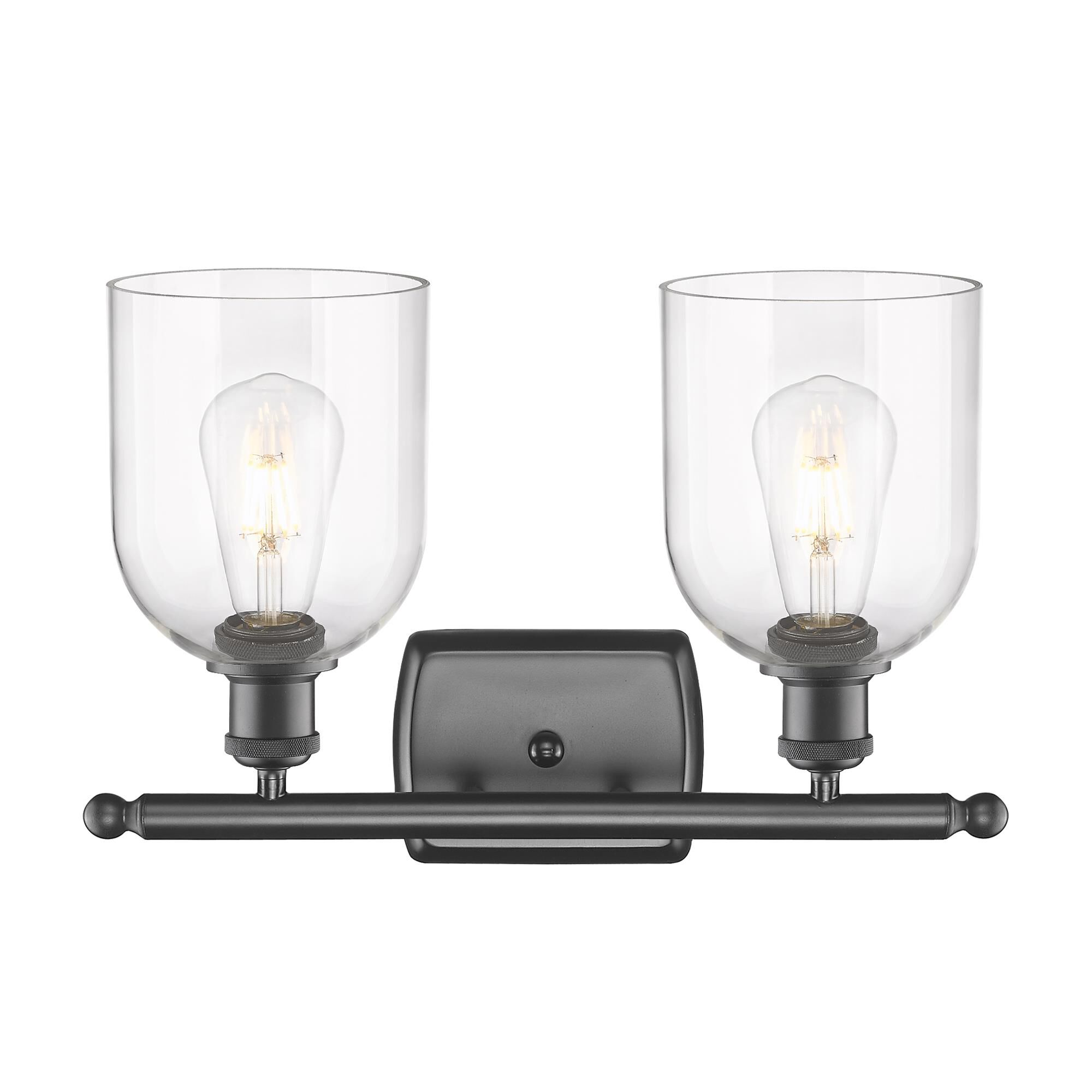 Shown in Oil Rubbed Bronze finish and Clear glass