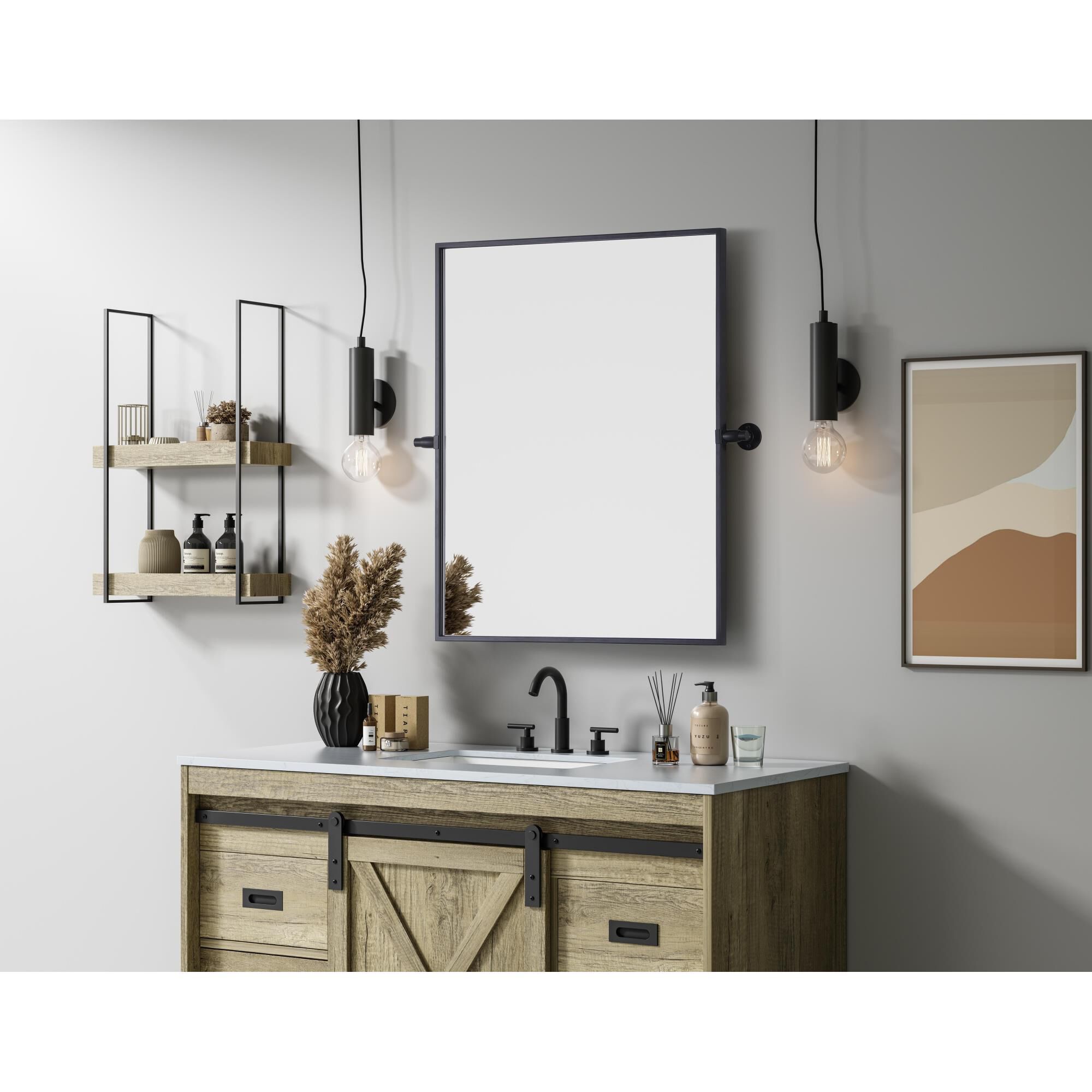 Amoura 30 Inch Deocrative Mirror by Elegant Dcor