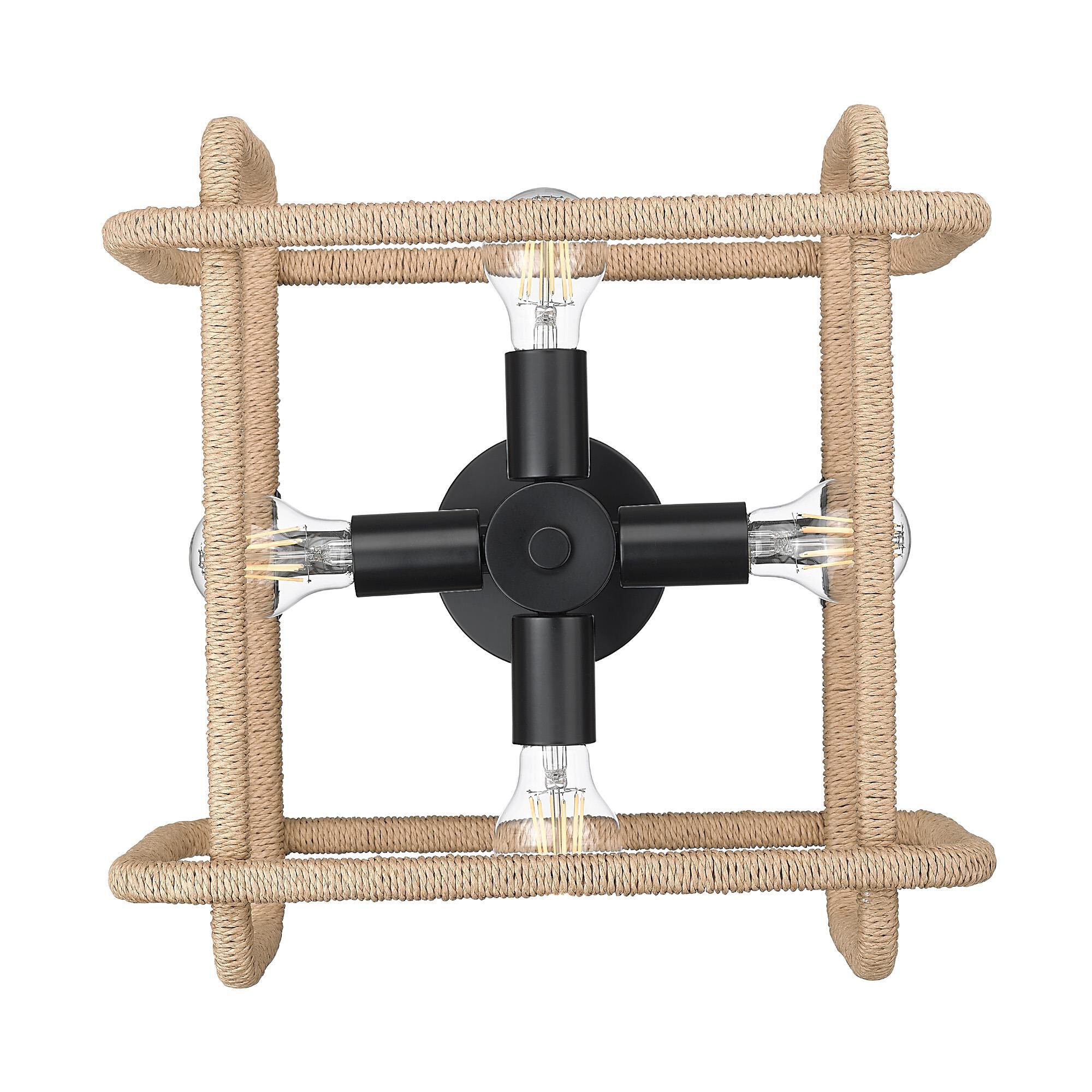 Camden 16 Inch Semi Flush Mount by Golden Lighting