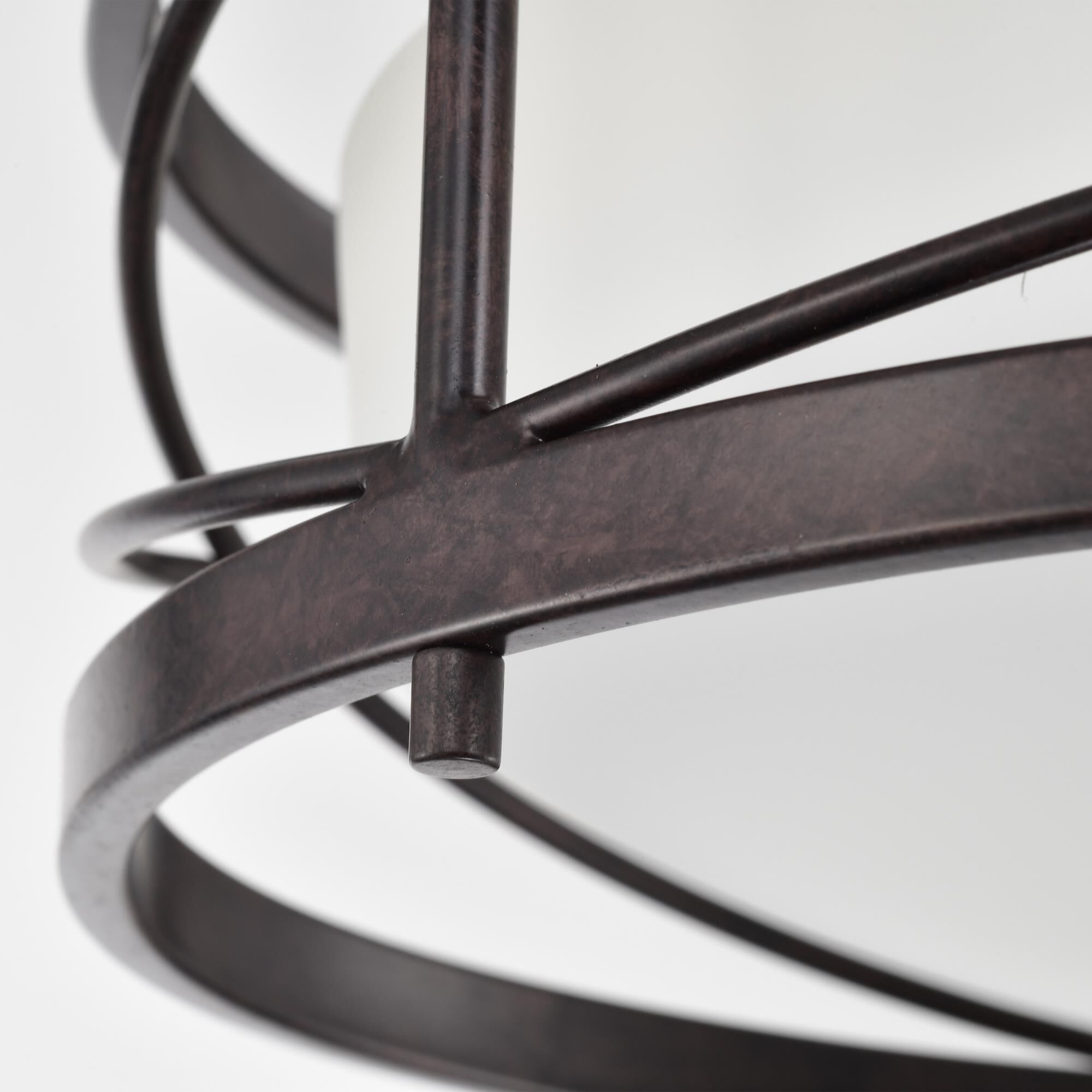 Shown in Old Bronze finish and Etched Opal glass