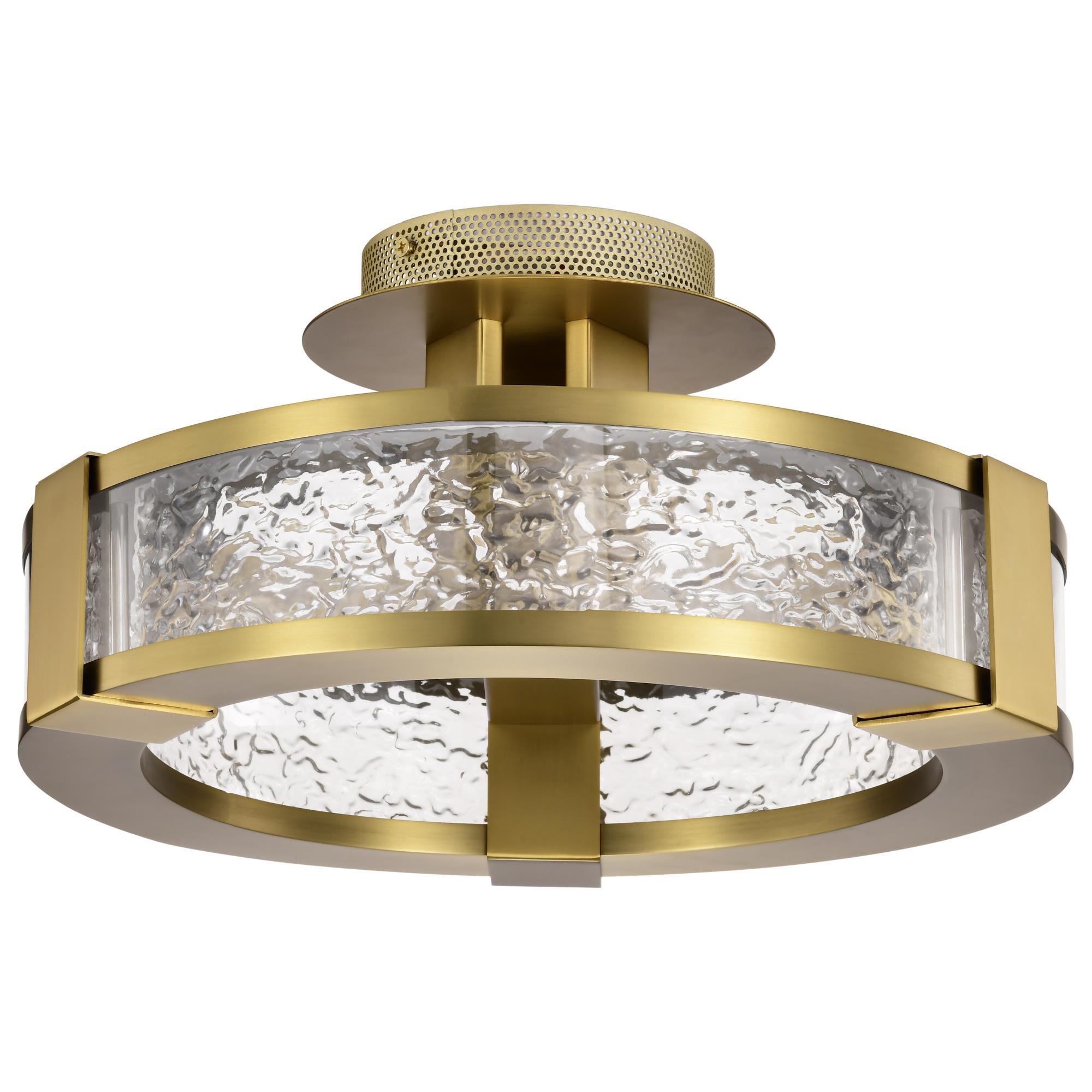 Darrow 14 Inch Semi Flush Mount by Nuvo Lighting