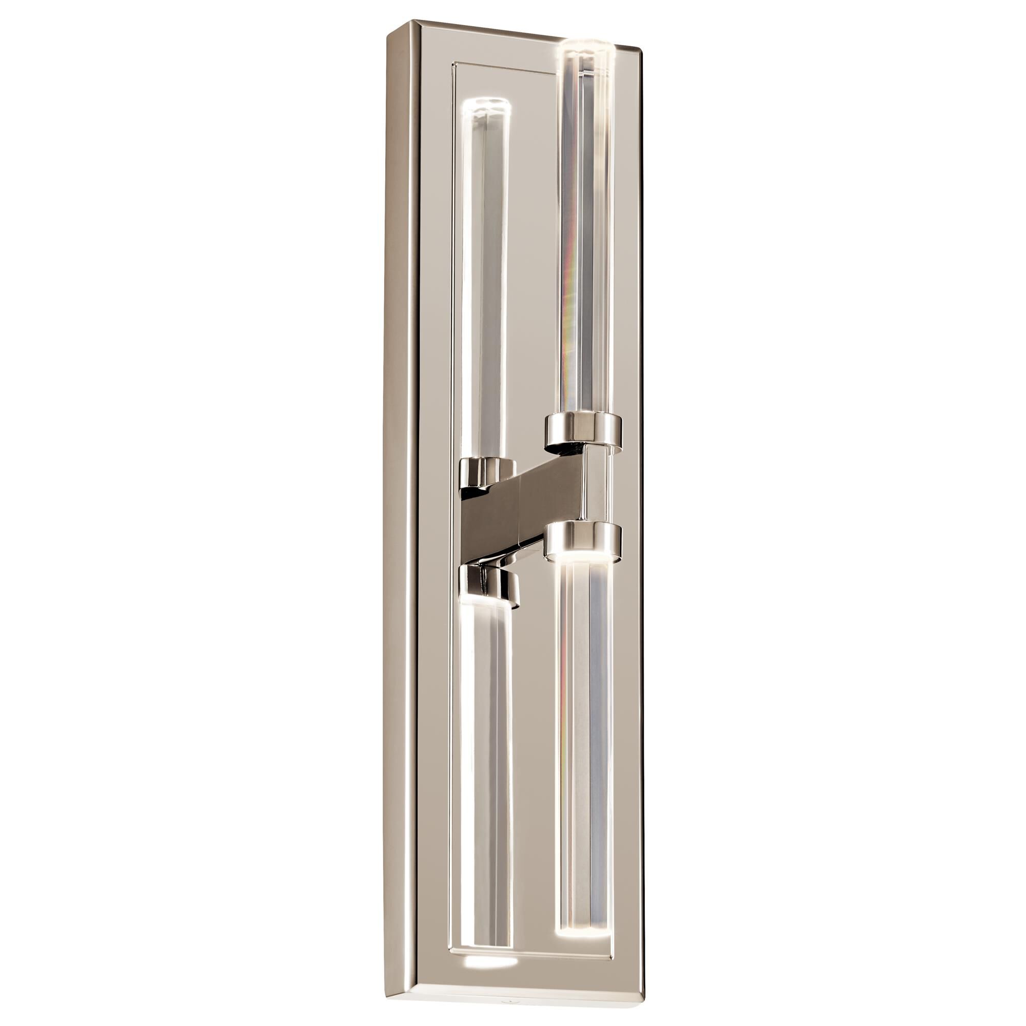 Shown in Polished Nickel finish and Clear Optical Crystal glass