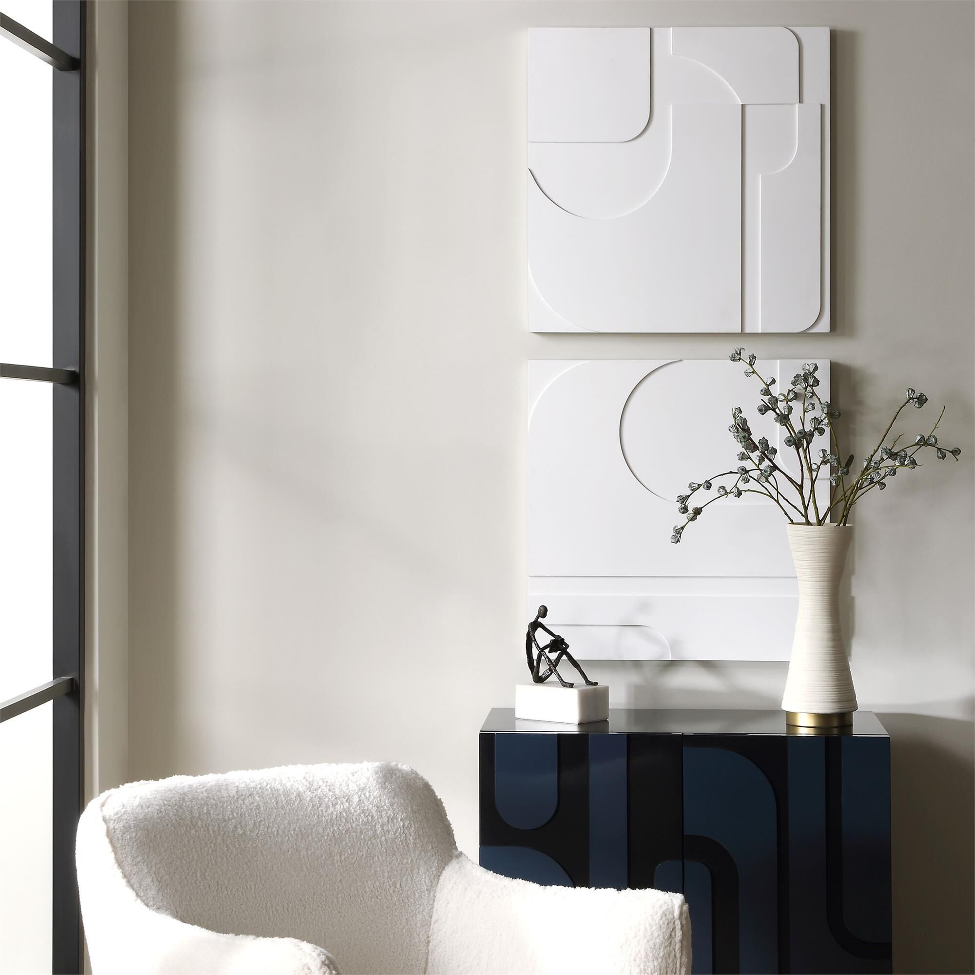 Renee Wightman Contours 24 Inch Other Wall Accent by Uttermost