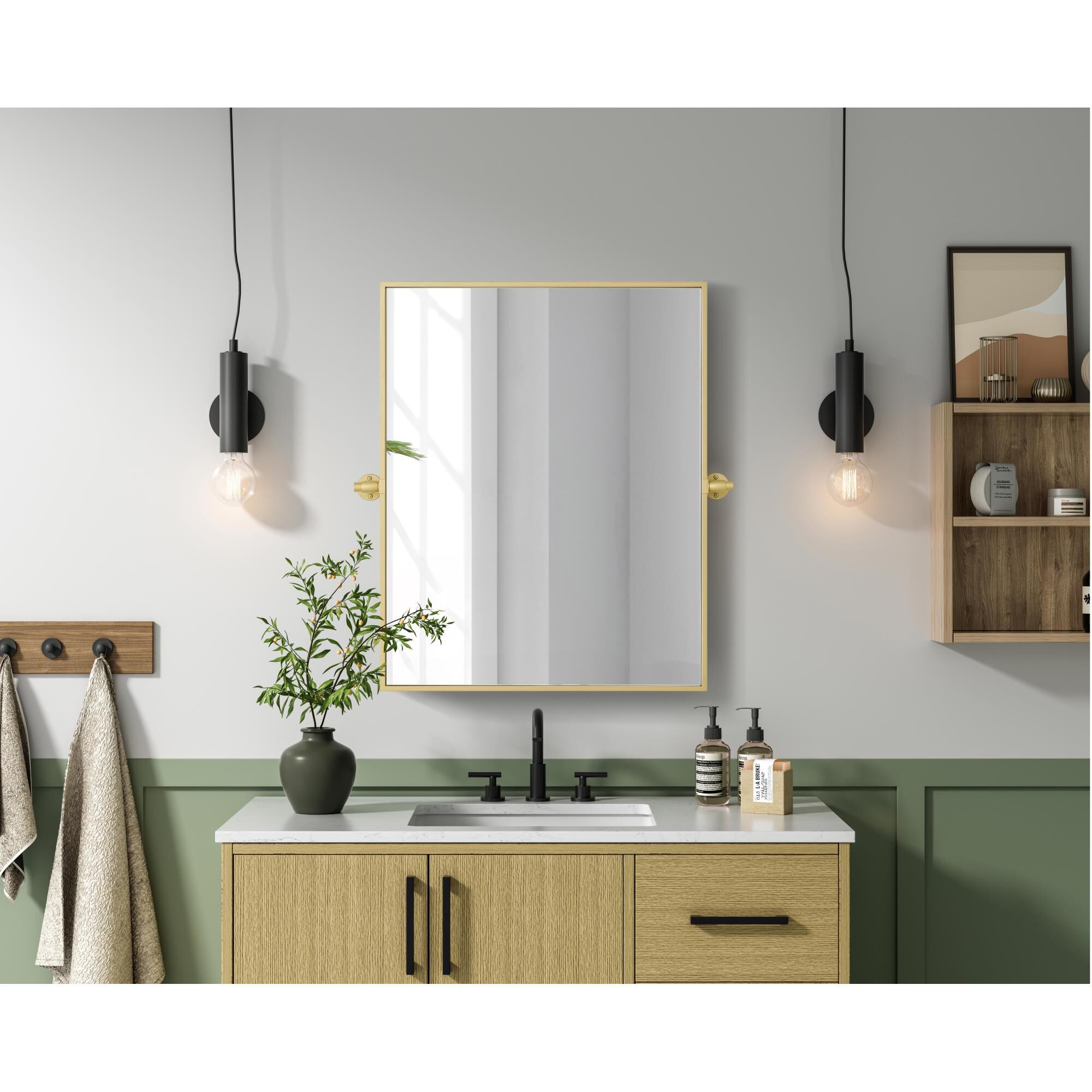 Amoura 30 Inch Deocrative Mirror by Elegant Dcor