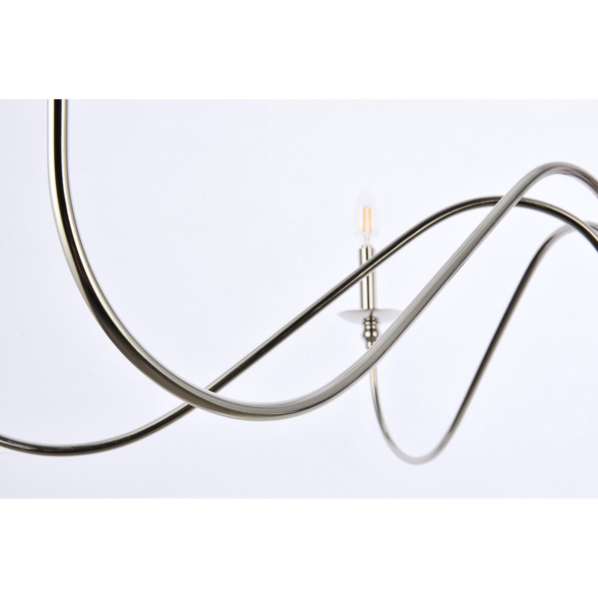 Rohan 30 Inch 6 Light Chandelier by Elegant Lighting