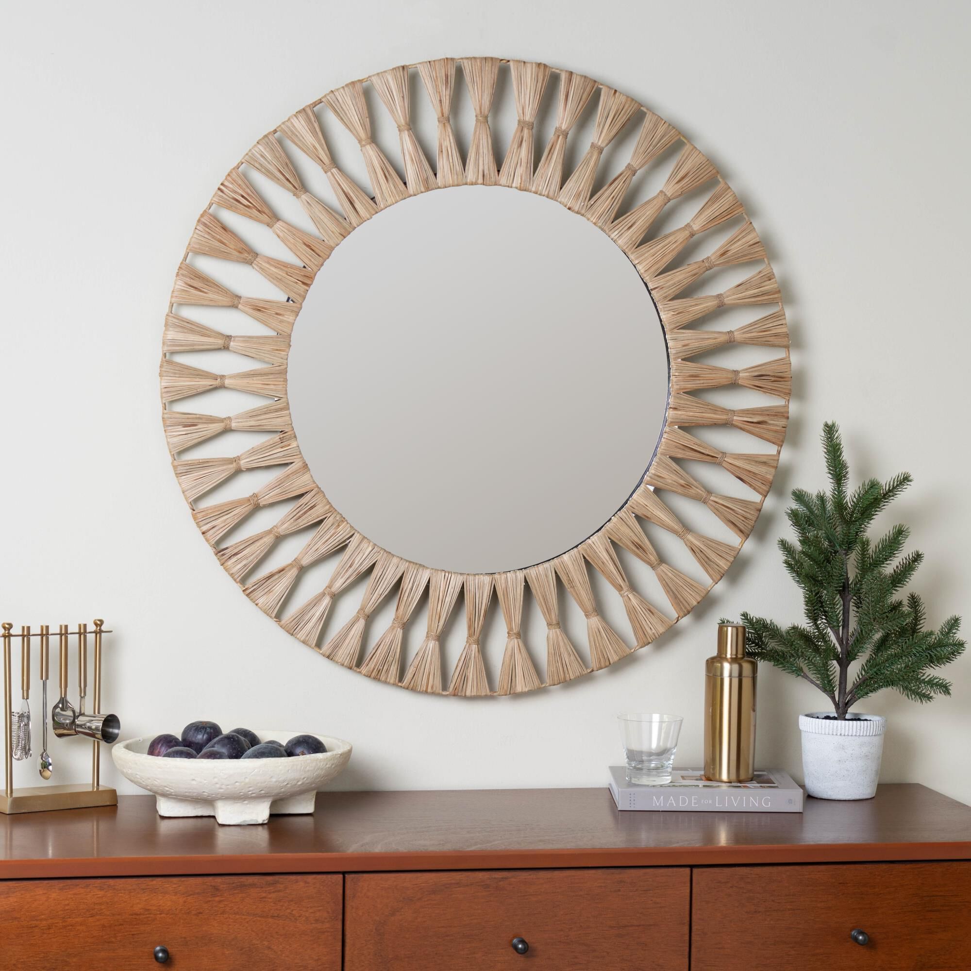 Shown in Natural Sea Grass With Black Accents finish