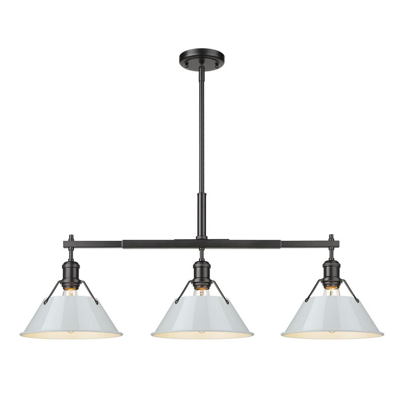 Orwell 36 Inch Linear Suspension Light by Golden Lighting
