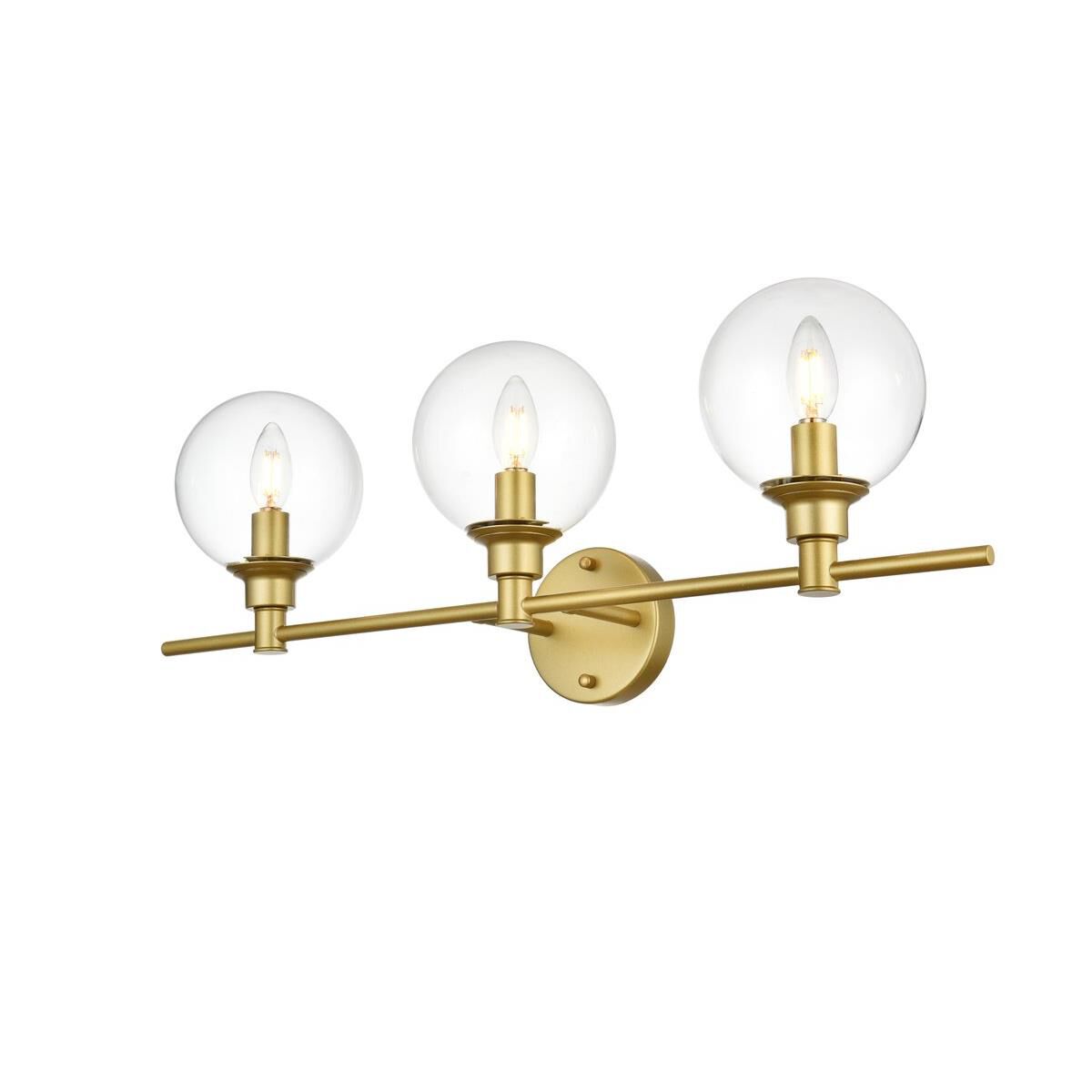 Jaelynn 28 Inch 3 Light Bath Vanity Light by Elegant Lighting