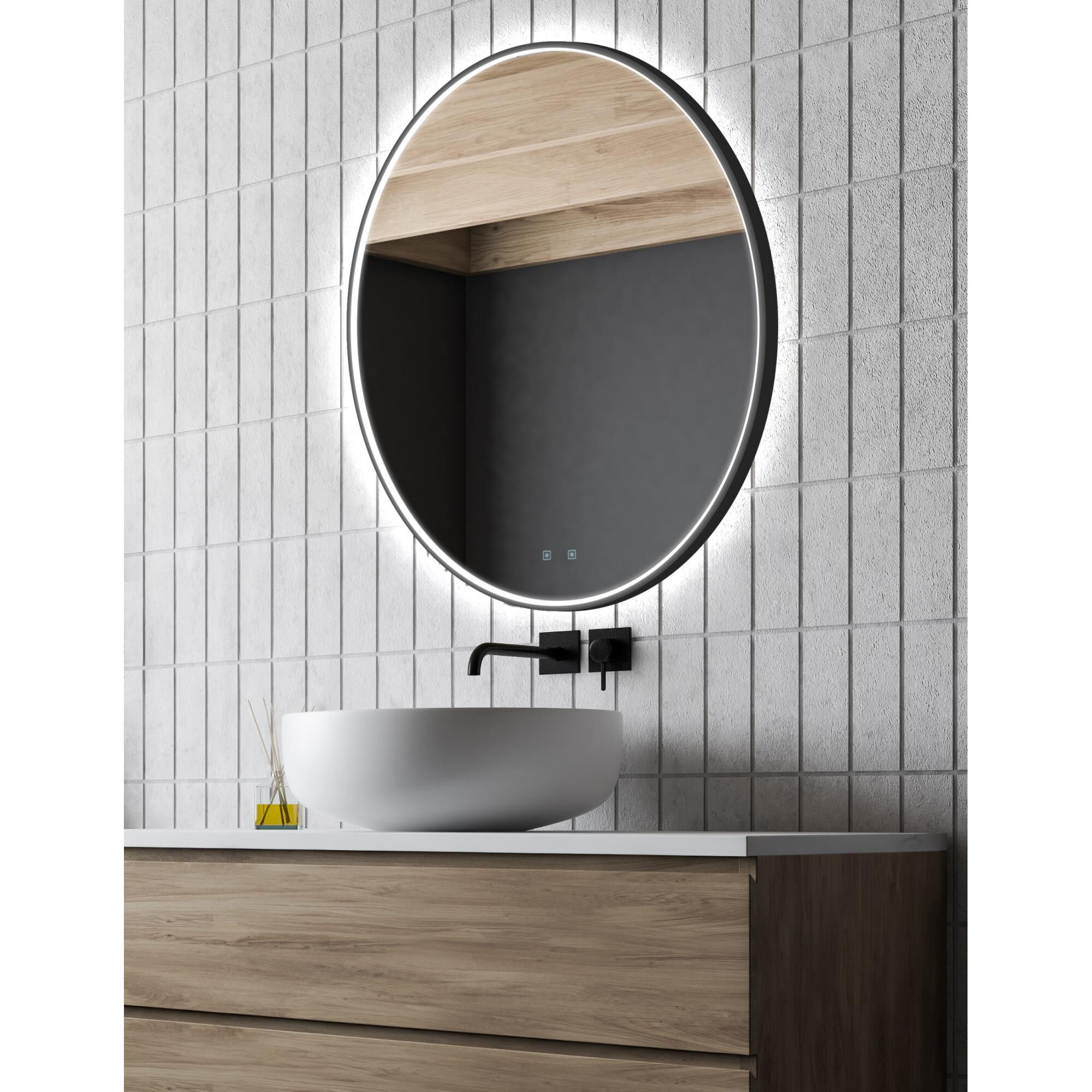 Brilliance LED Lighted Mirrors by Electric Mirror