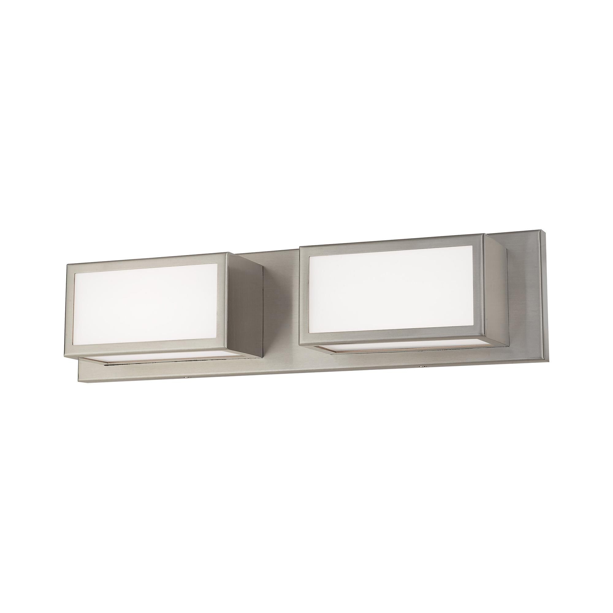 Shown in Brushed Nickel finish and Hand Blown Satin Opal White glass