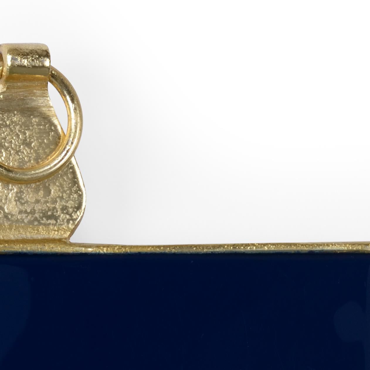 Shown in Gold, Navy Blue, Clear and Plain finish