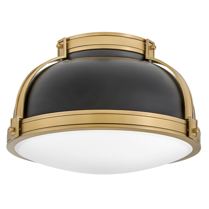 Barton 14 Inch 2 Light Flush Mount by Hinkley