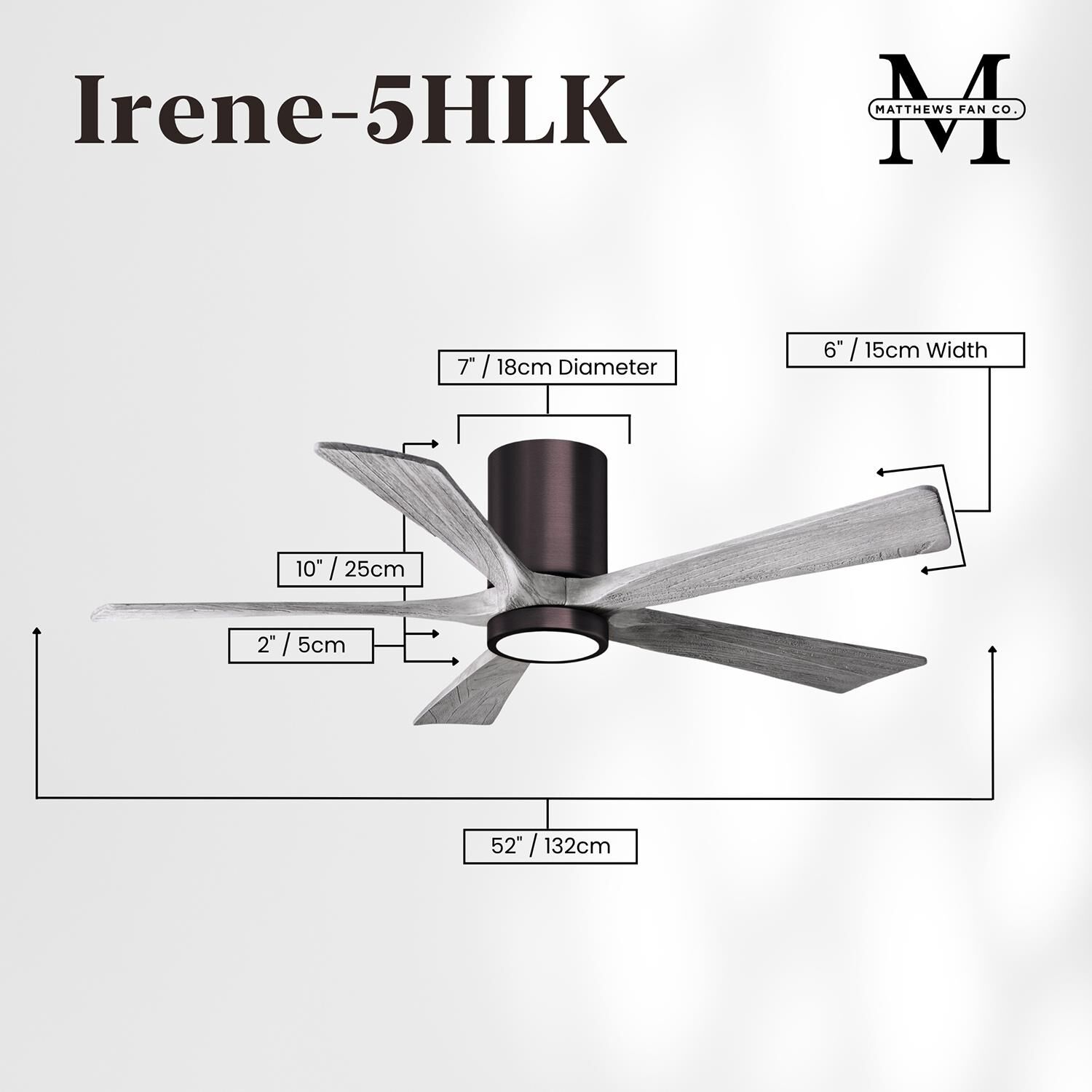 Shown in Brushed Bronze finish