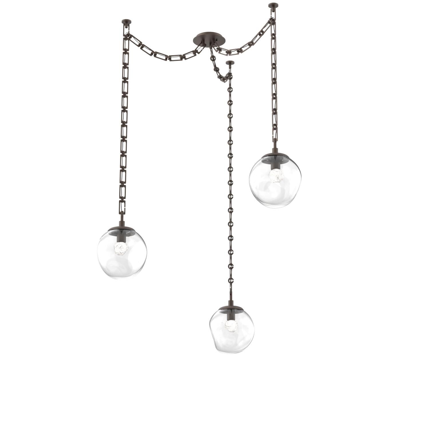 Levi Wilson Aster 19 Inch Multi Pendant Light by Hammerton Studio