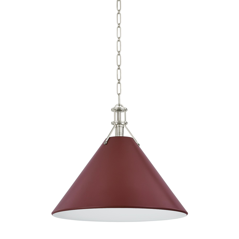 Mark D. Sikes Painted No. 2 Medium Pendant Light by Hudson Valley Lighting