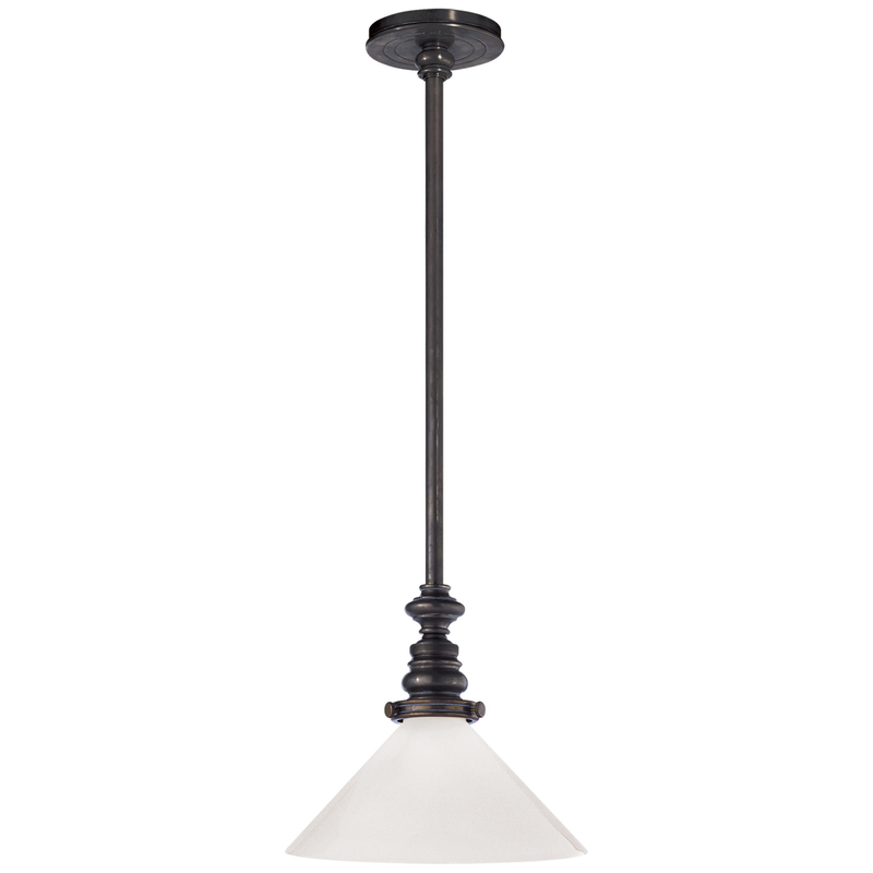 Visual Comfort Signature Collection Chapman & Myers Boston 10 Inch Mini Pendant