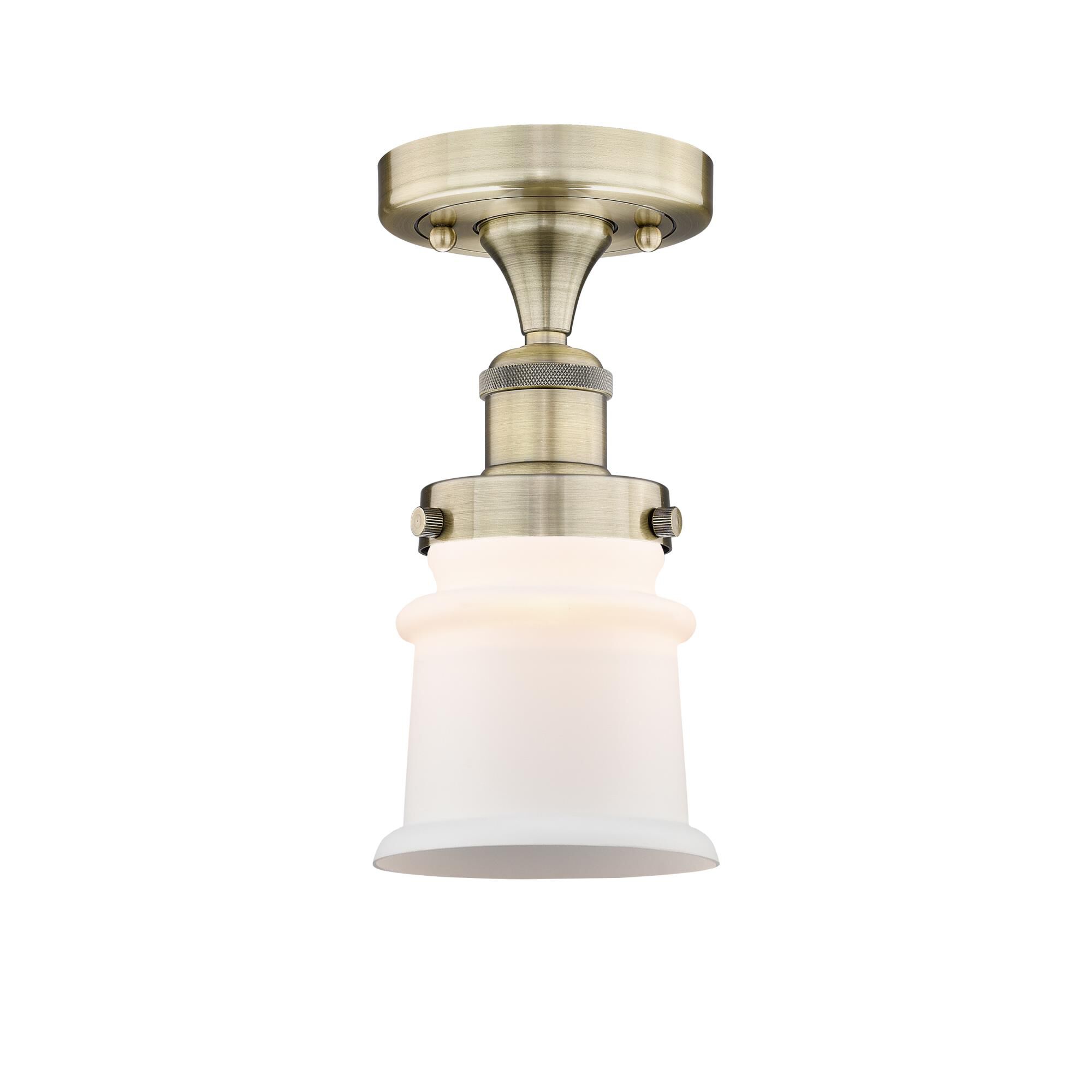 Bruno Marashlian Canton 5 Inch 1 Light Semi Flush Mount by Innovations Lighting