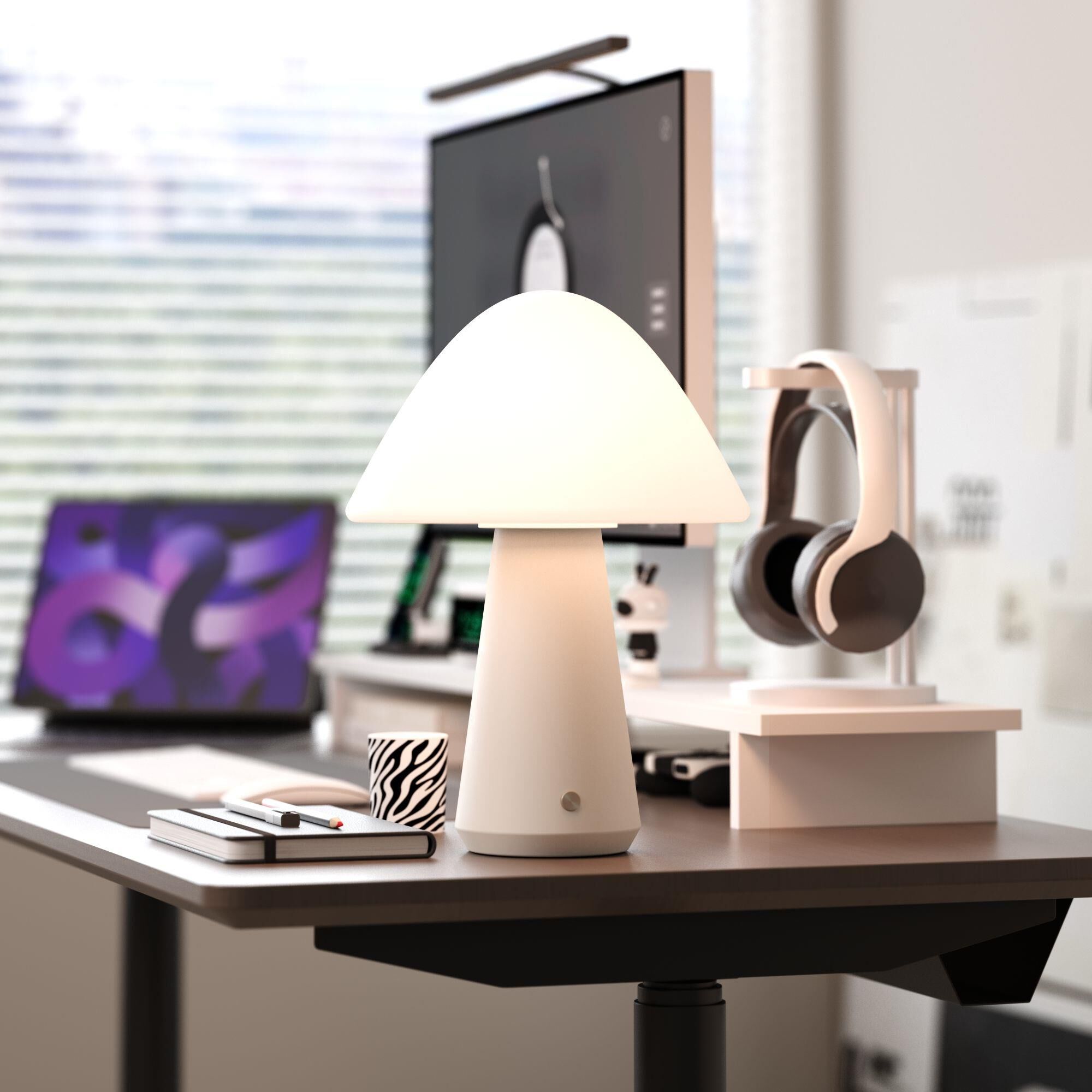 Kibun Mushroom 16 Inch Table Lamp by Bulbrite