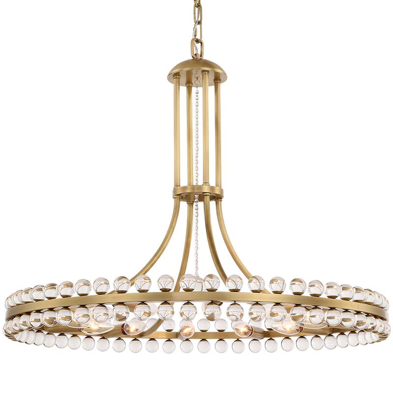 Clover Small Chandelier by Crystorama