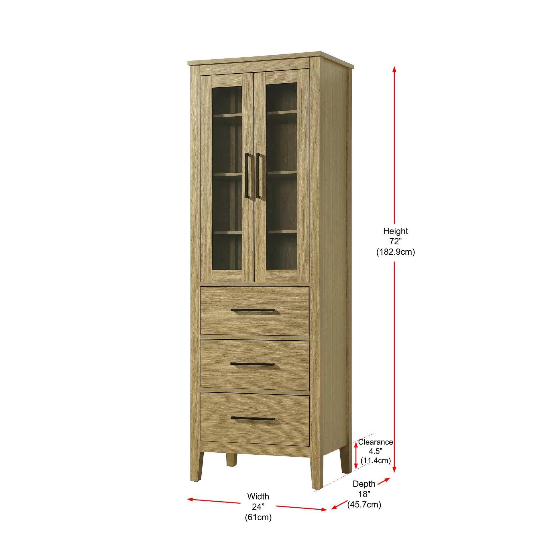 Shown in Honey Brown finish