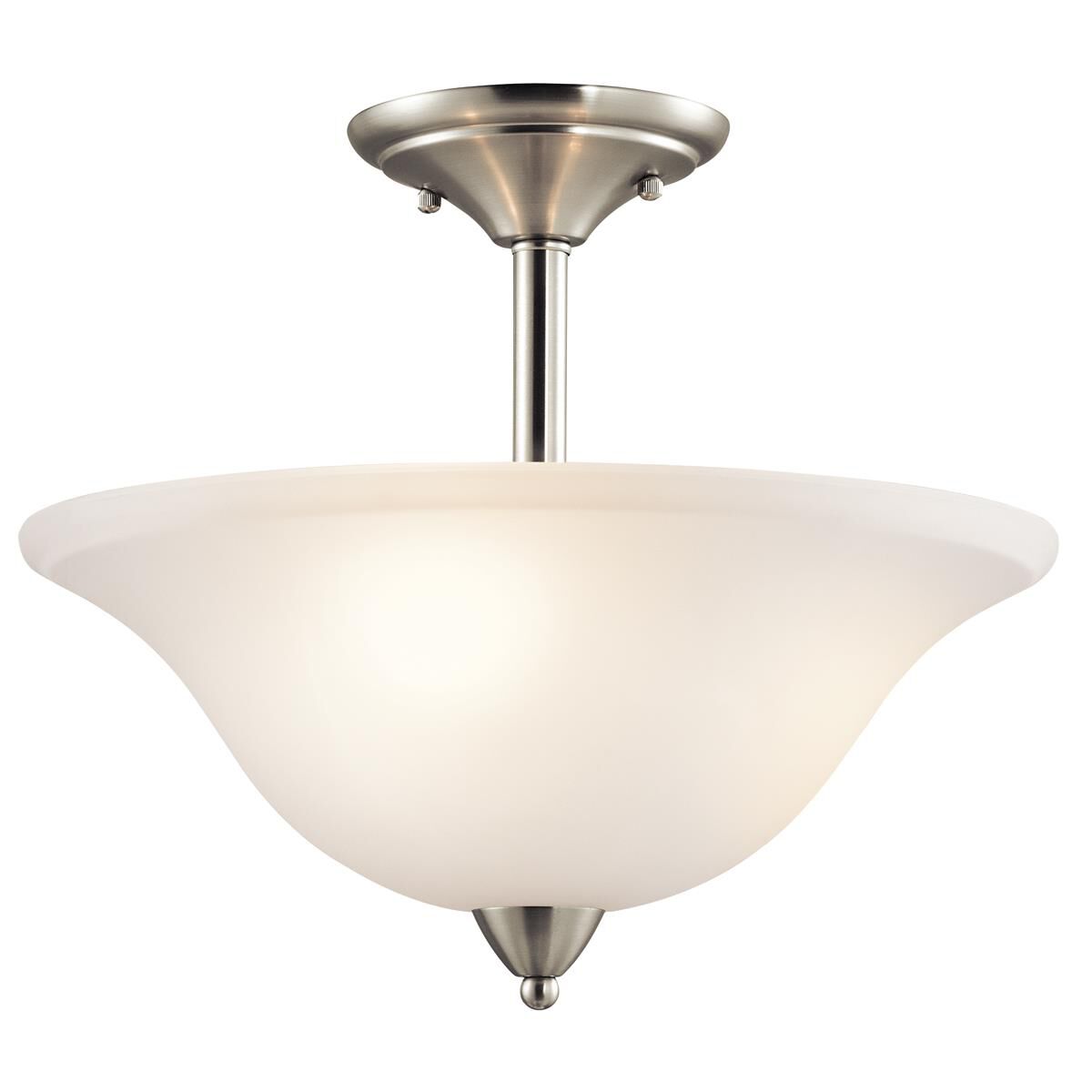 Nicholson 16 Inch 3 Light Semi Flush Mount by Kichler Lighting
