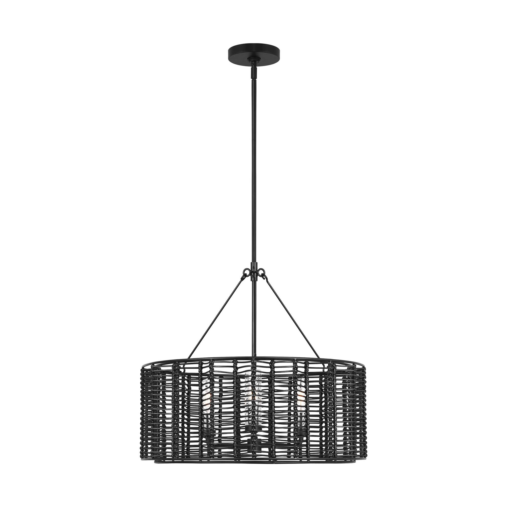 Shown in Midnight Black finish and Clear glass