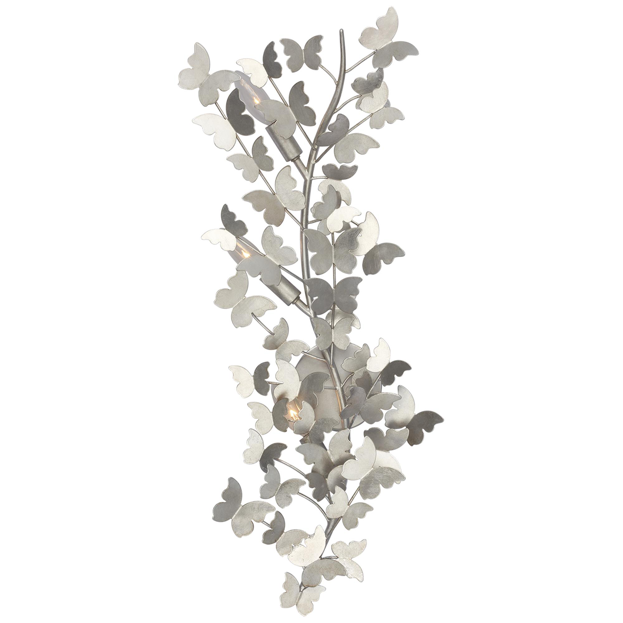 Shown in Burnished Silver Leaf finish