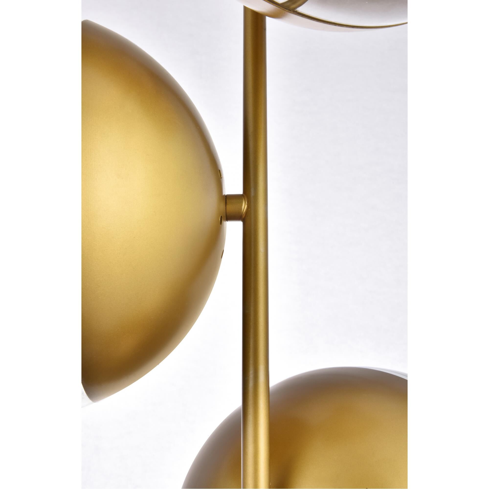 Eclipse 17 Inch 3 Light Multi Light Pendant by Elegant Lighting