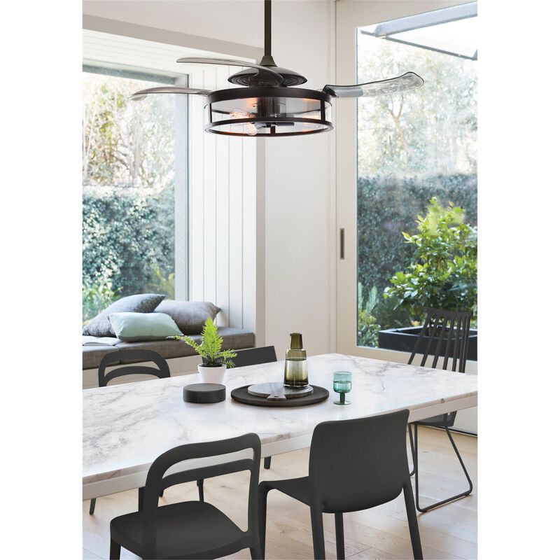 Classic 48 Inch Ceiling Fan with Light Kit by Beacon Lighting