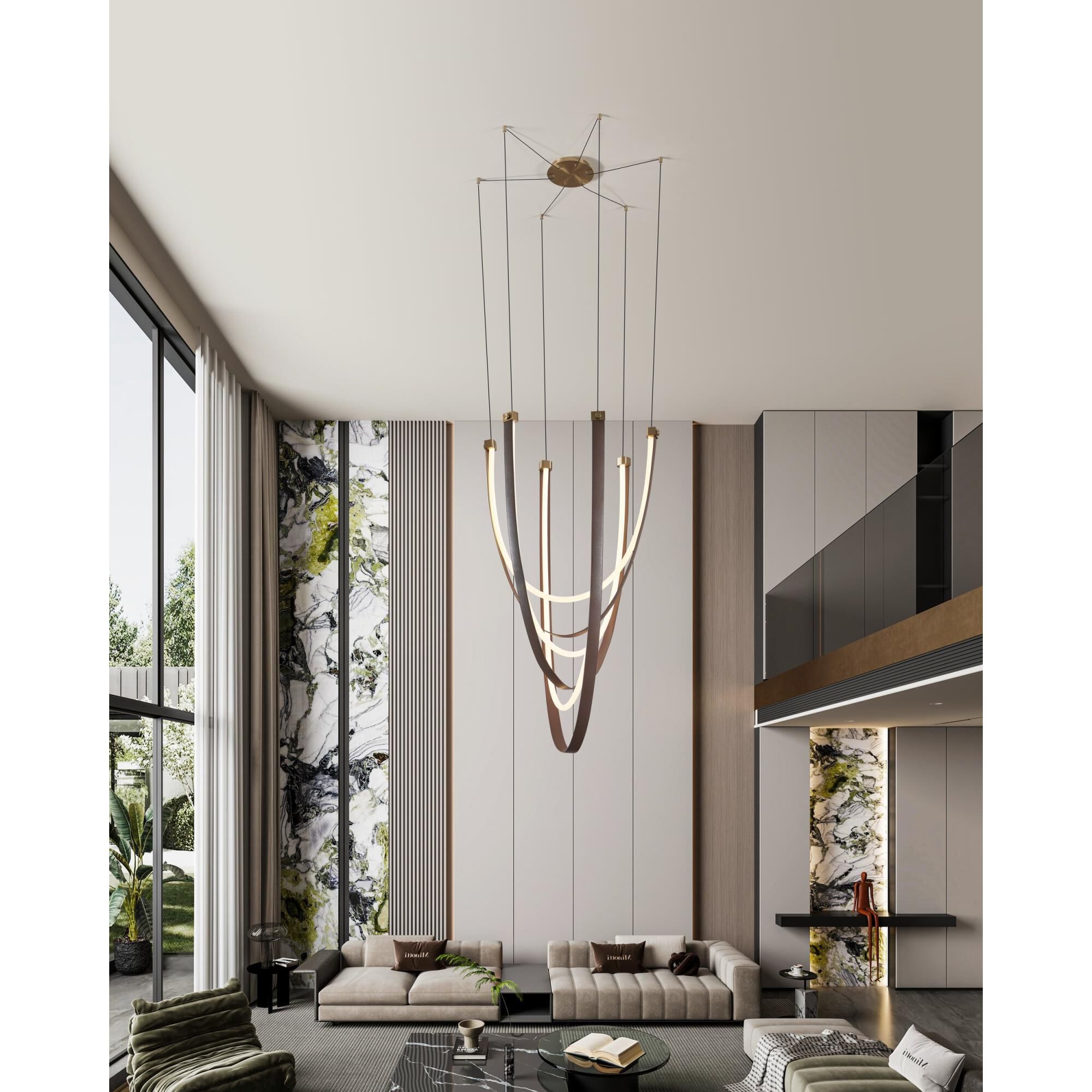 Ayers 43 Inch Chandelier by Eglo Lighting