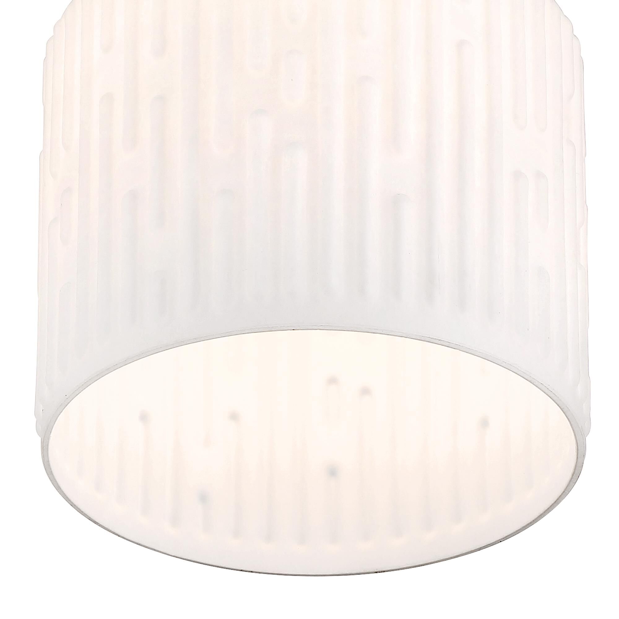 Ele 7 Inch 1 Light Semi Flush Mount by Designers Fountain