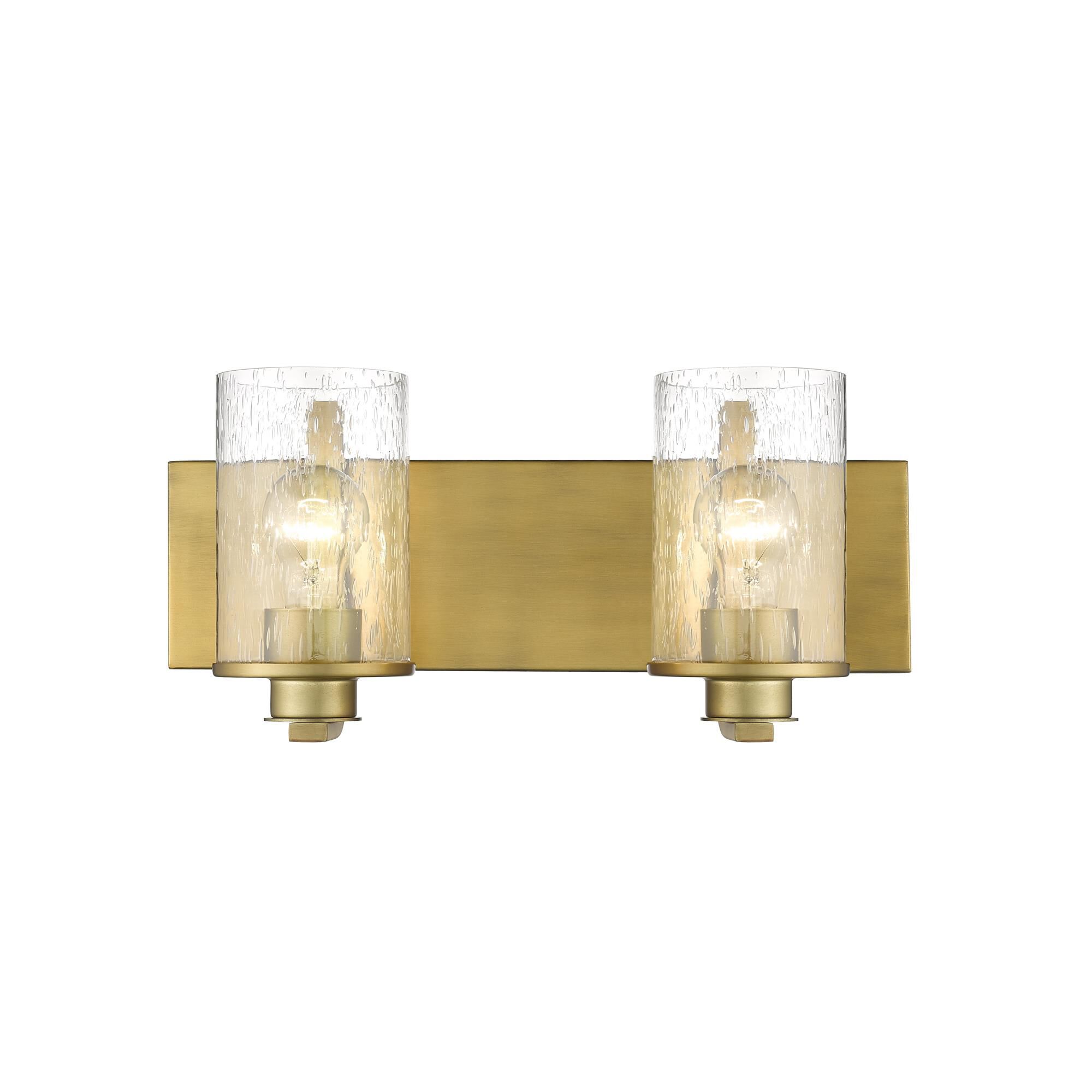 Shown in Olde Brass finish and Glass shade