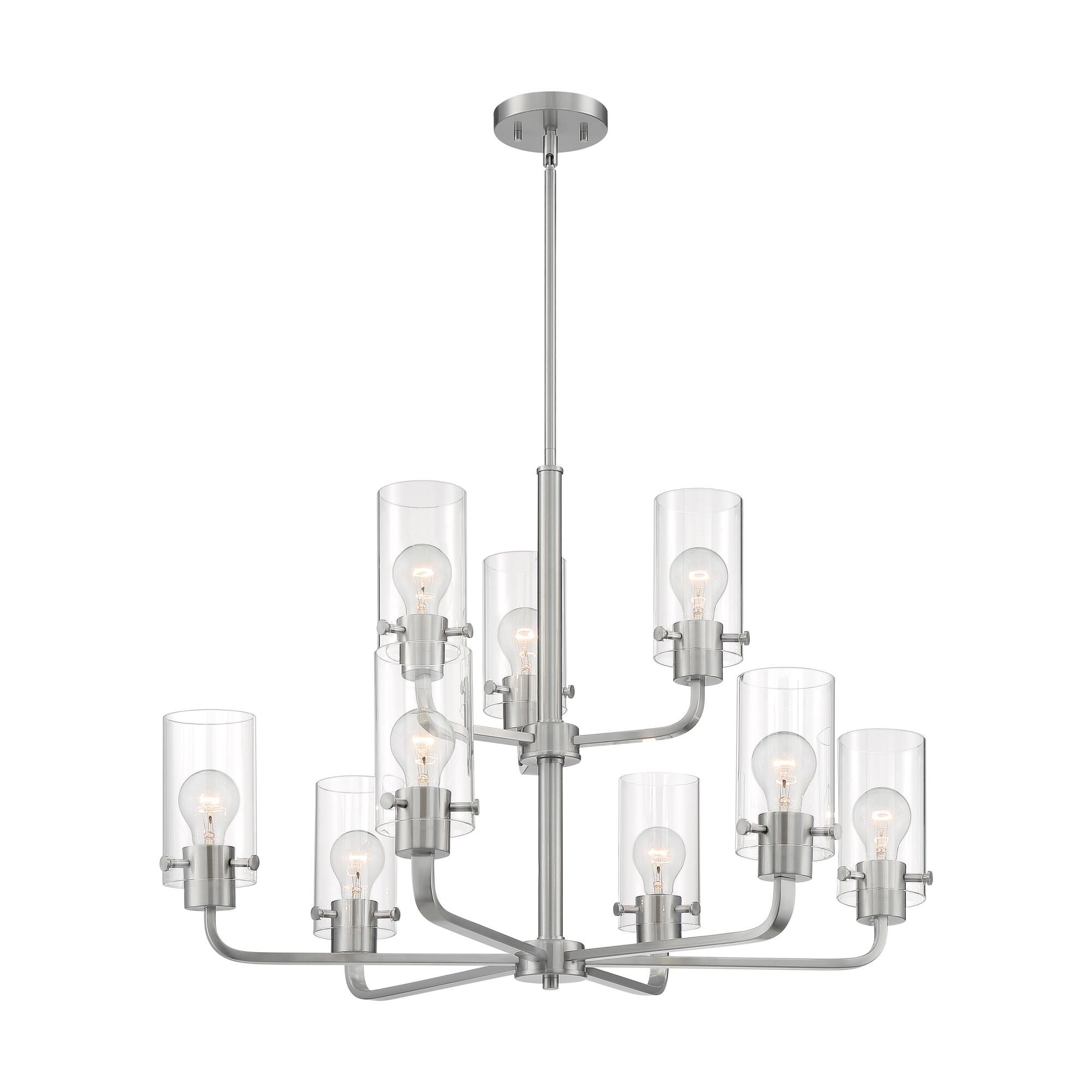 Sommerset 30 Inch 9 Light Chandelier by Nuvo Lighting