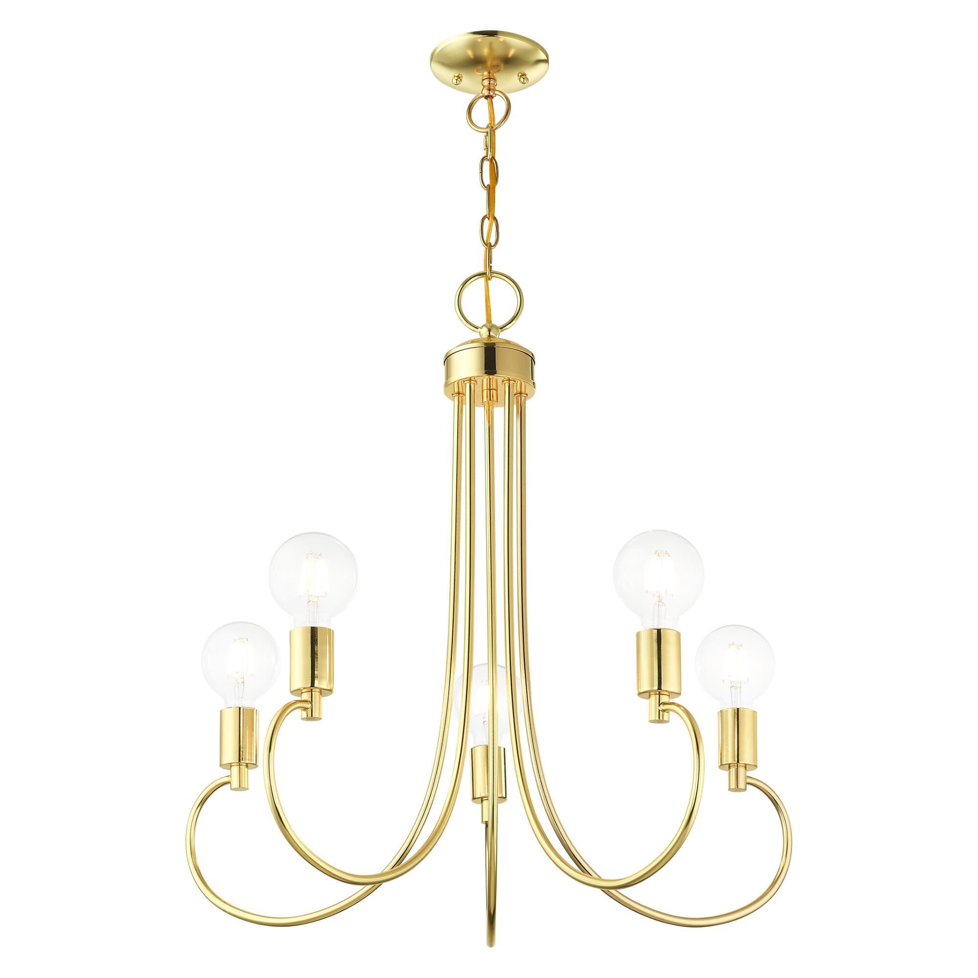 Shown in Polished Brass finish