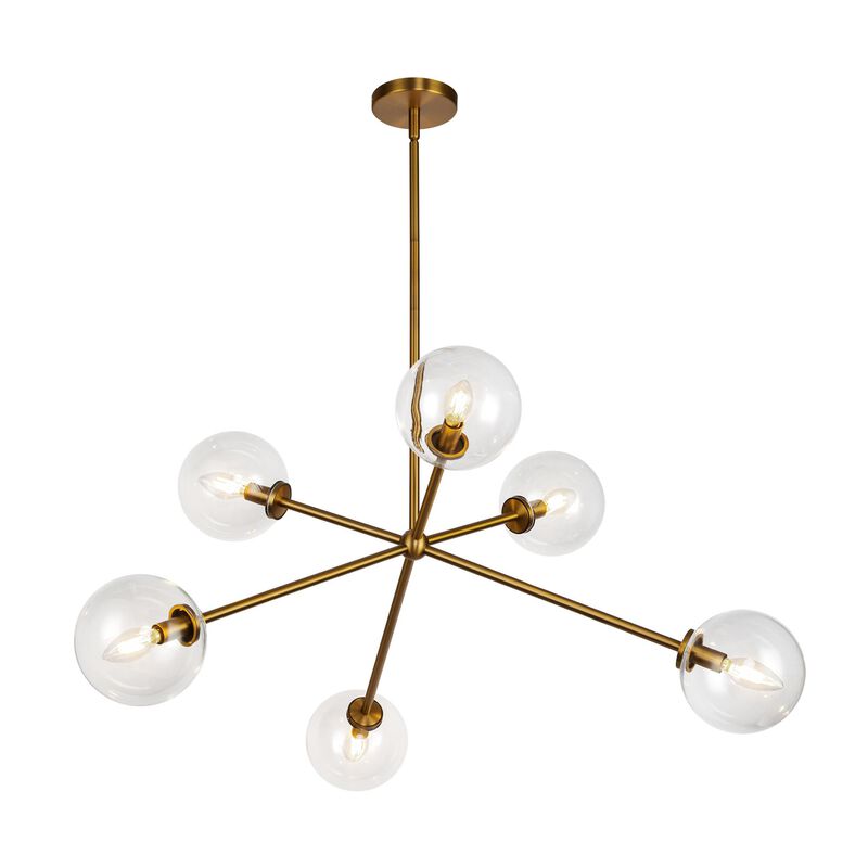 Cassia 40 Inch Chandelier by Alora Mood