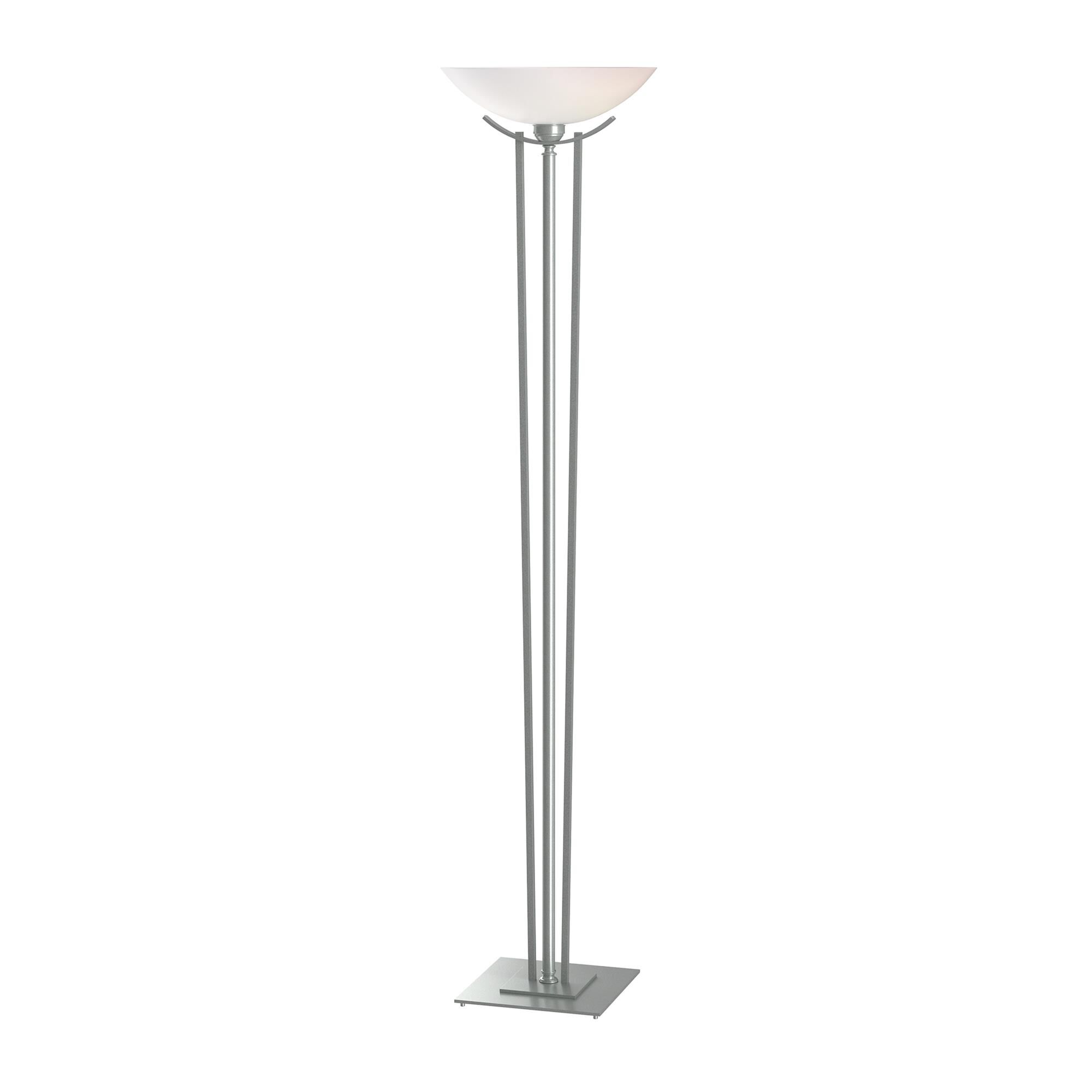 Shown in Vintage Platinum finish and Opal  glass