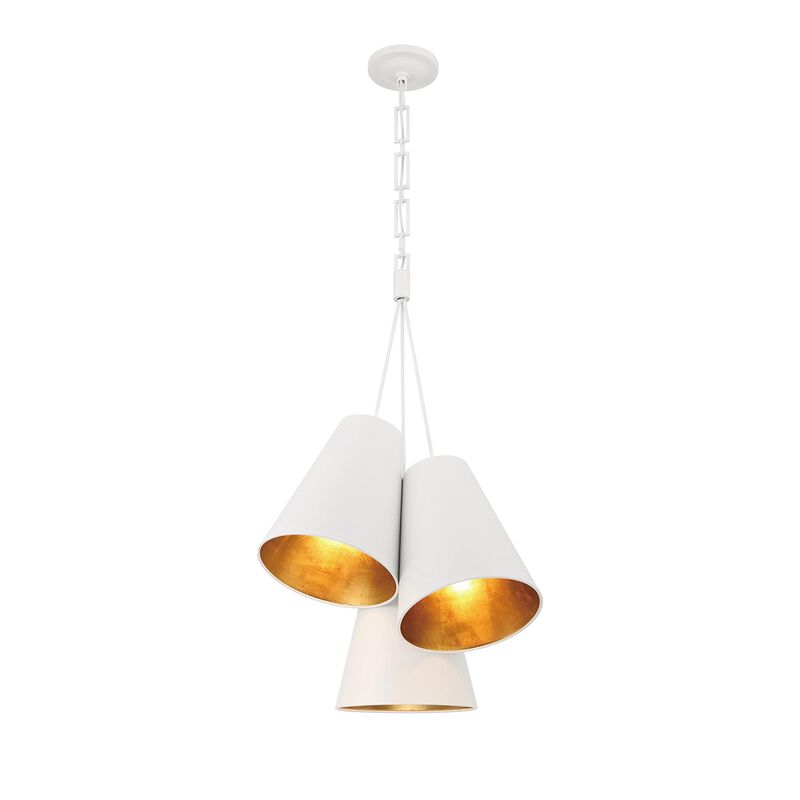 Alston 20 Inch 3 Light Multi Light Pendant by Crystorama