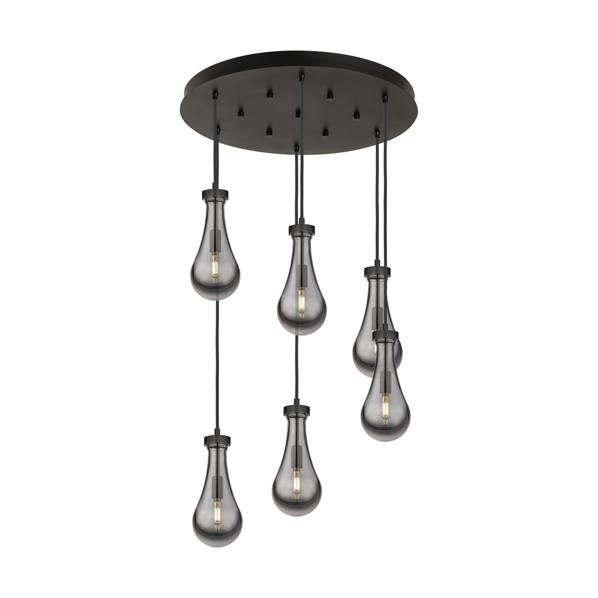Shown in Matte Black finish and Light Smoke glass
